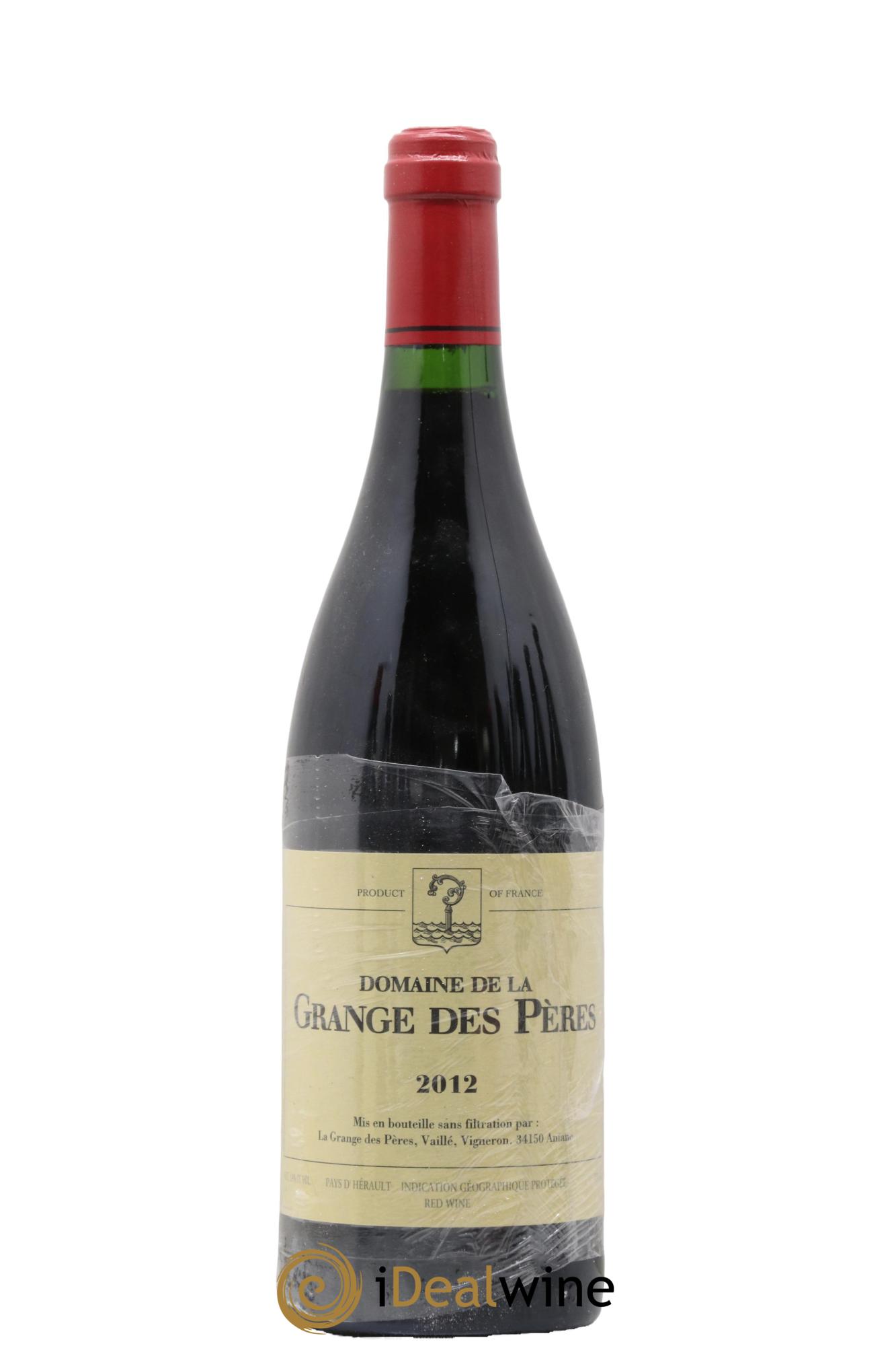Pays d'Hérault Grange des Pères Laurent Vaillé 2012 - Lot de 1 bouteille - 0