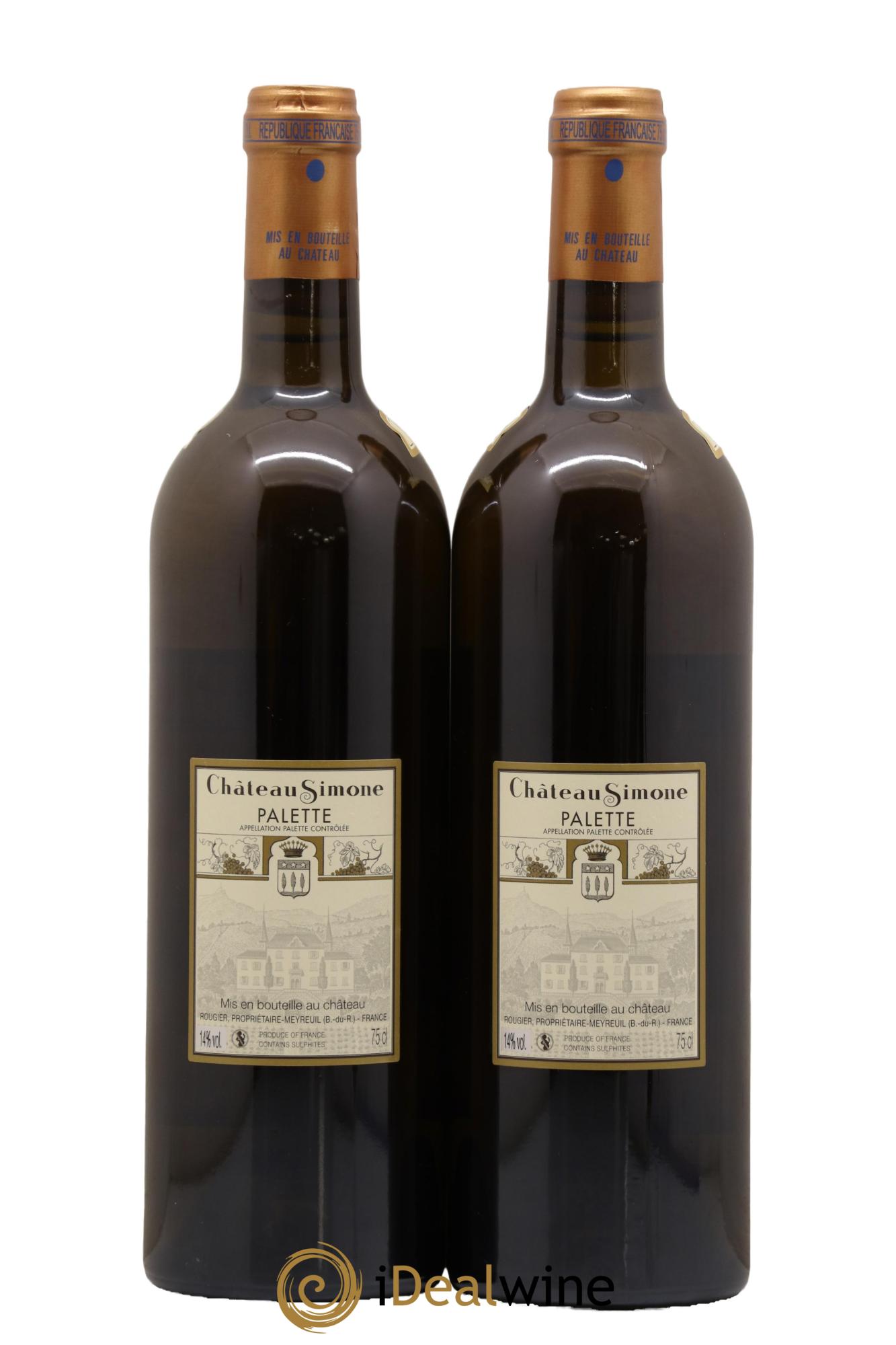Palette Château Simone Famille Rougier 2019 - Posten von 2 Flaschen - 1