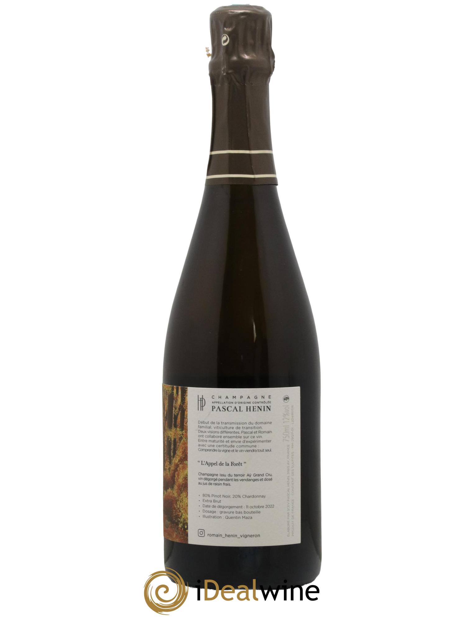 L'Appel de la Fôret Romain Henin - Lot de 1 bouteille - 1