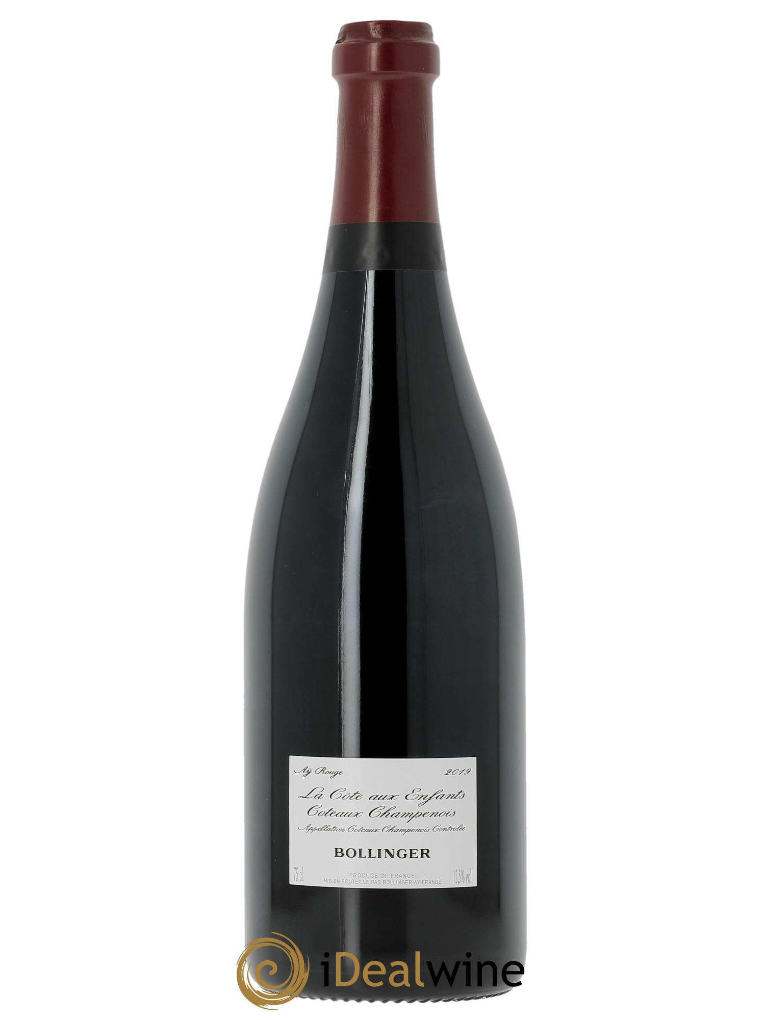 La Côte Aux Enfants Bollinger  2019 - Posten von 1 Flasche - 0
