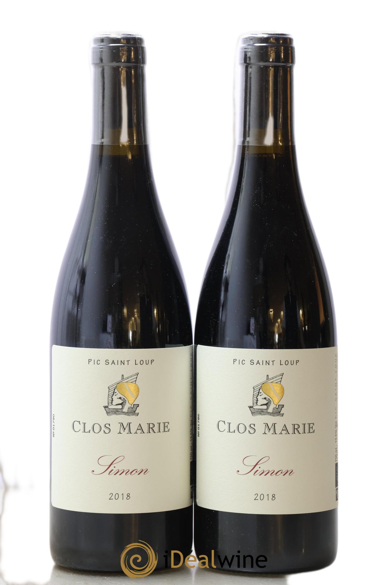 Pic Saint-Loup Clos Marie Cuvée Simon Christophe Peyrus et Françoise Julien 2021 - Lot de 2 bouteilles - 0