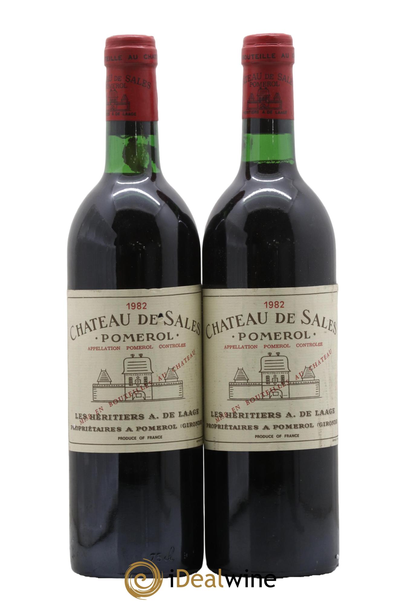 Château de Sales 1982 - Lotto di 2 bottiglie - 0