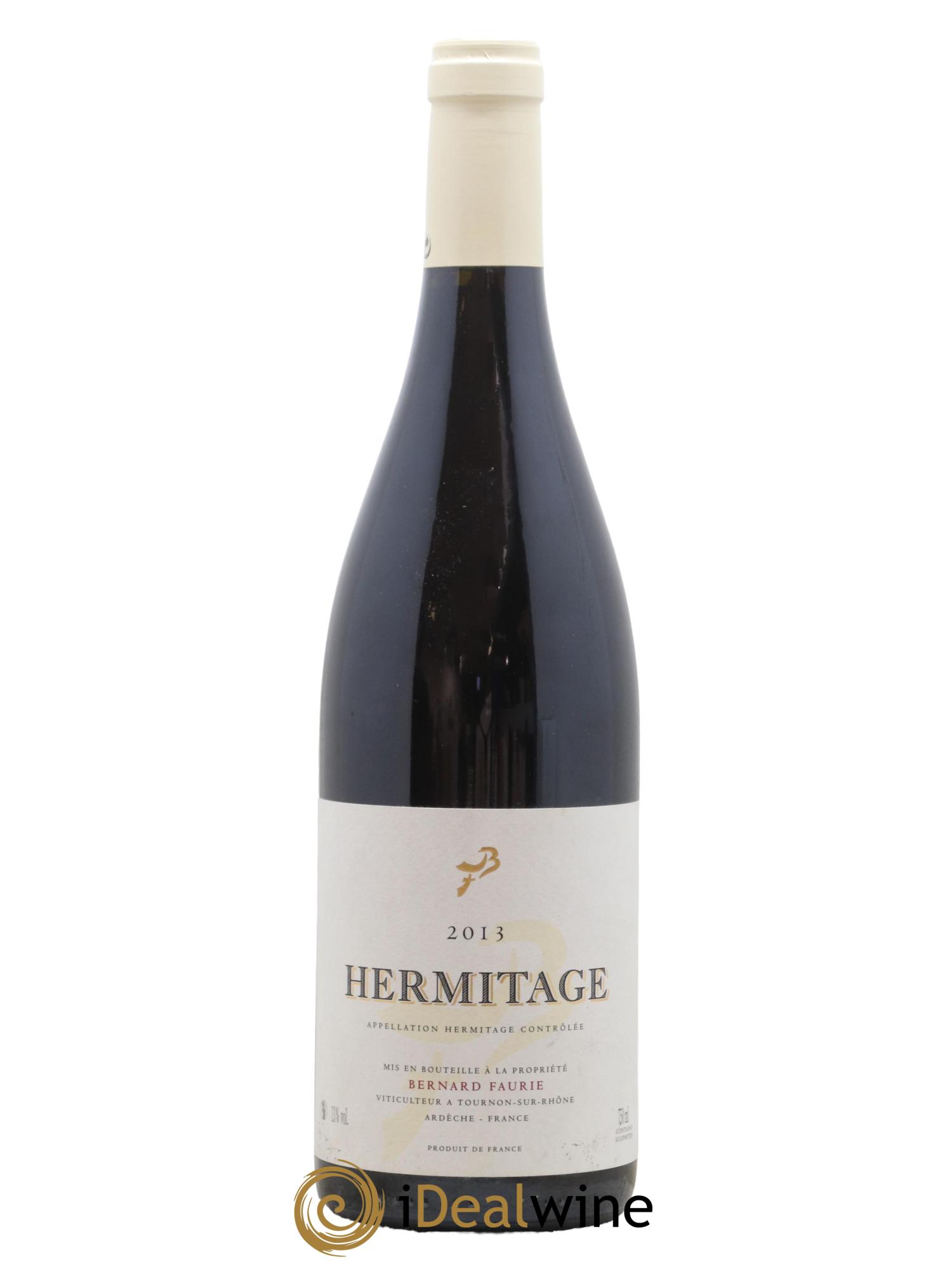 Hermitage Greffieux Bessards (capsule blanche) Bernard Faurie 2013 - Posten von 1 Flasche - 0