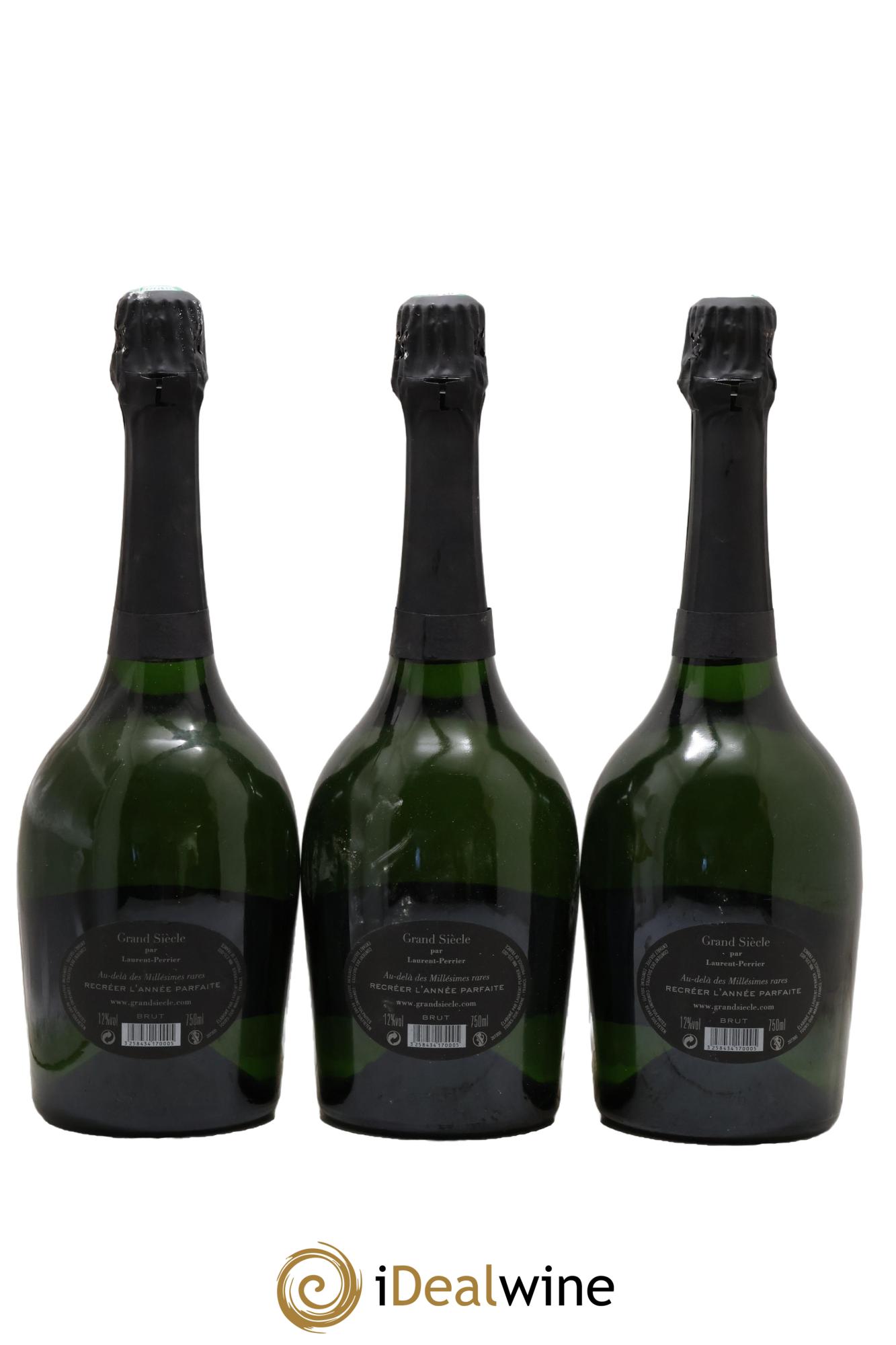 Grand Siècle Itération 24 Laurent Perrier - Lot of 3 bottles - 1