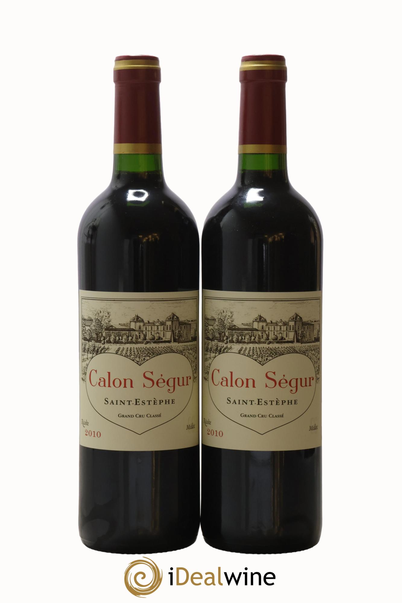 Château Calon Ségur 3ème Grand Cru Classé 2010 - Lot de 2 bouteilles - 0