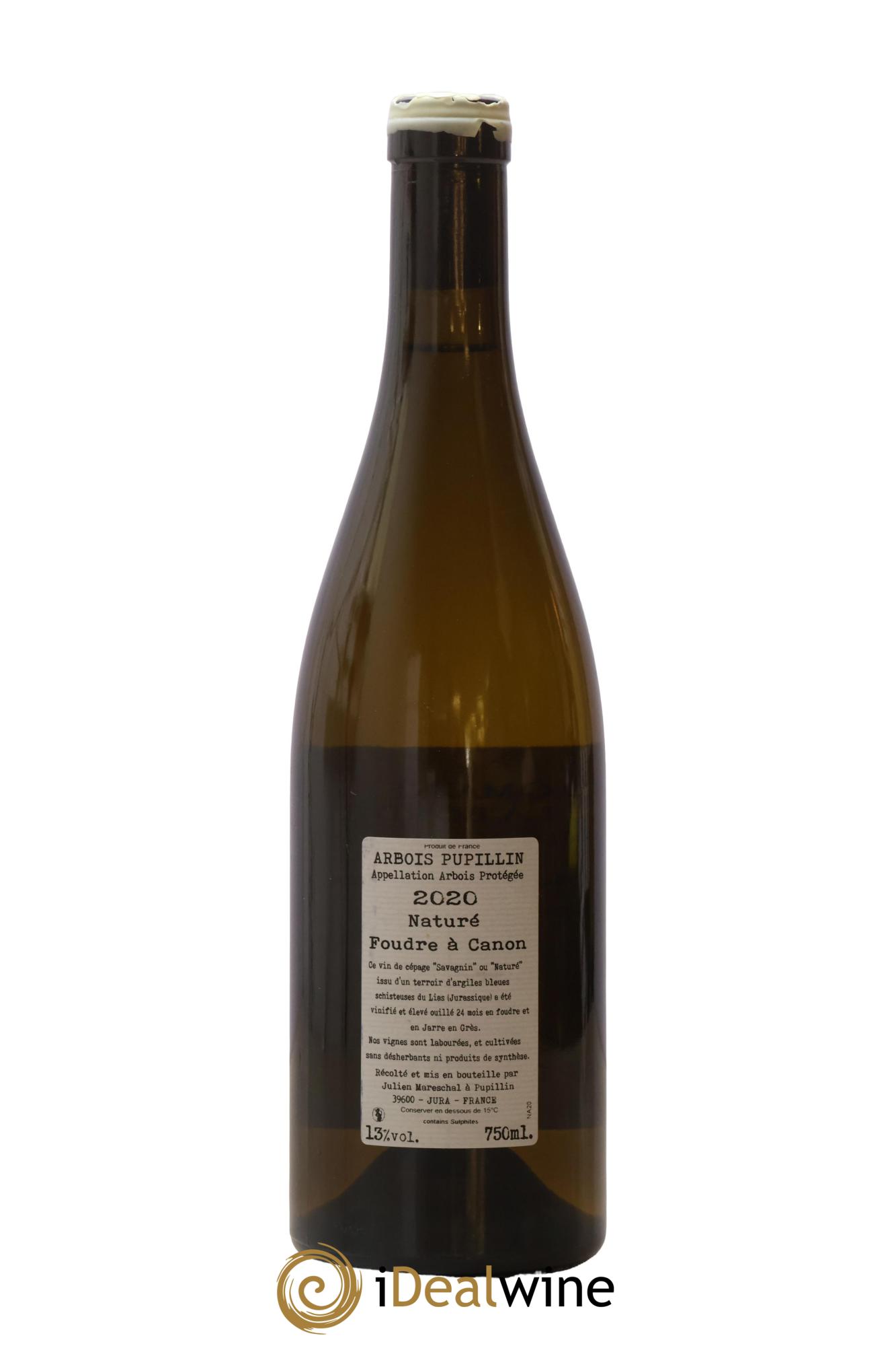 Arbois Pupillin Foudre à Canon Naturé Domaine de la Borde 2020 - Lotto di 1 bottiglia - 1