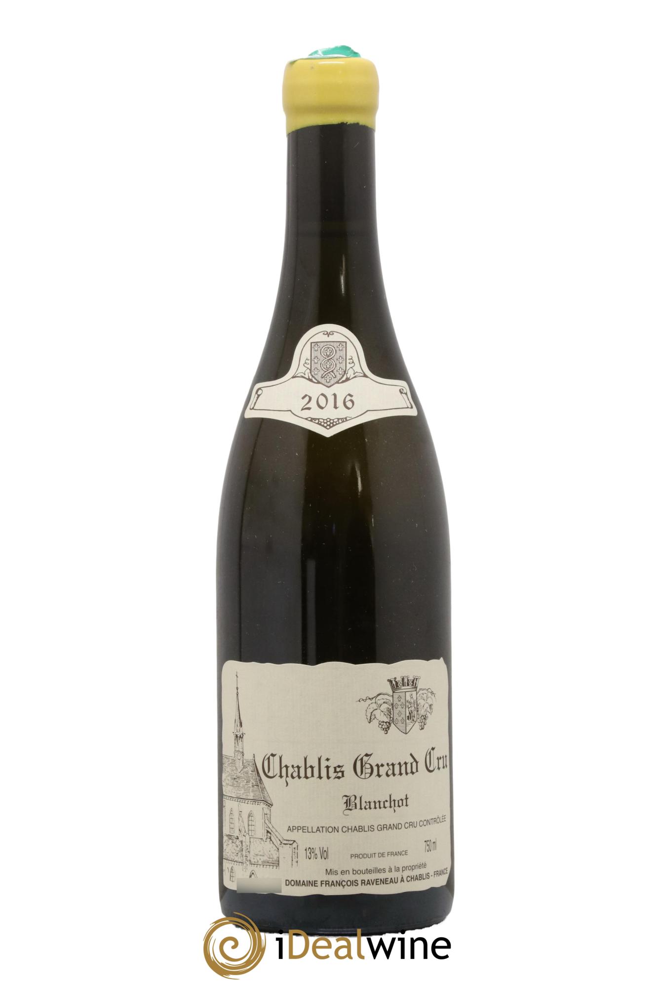 Chablis Grand Cru Blanchot Raveneau (Domaine) 2016 - Lot of 1 bottle - 0
