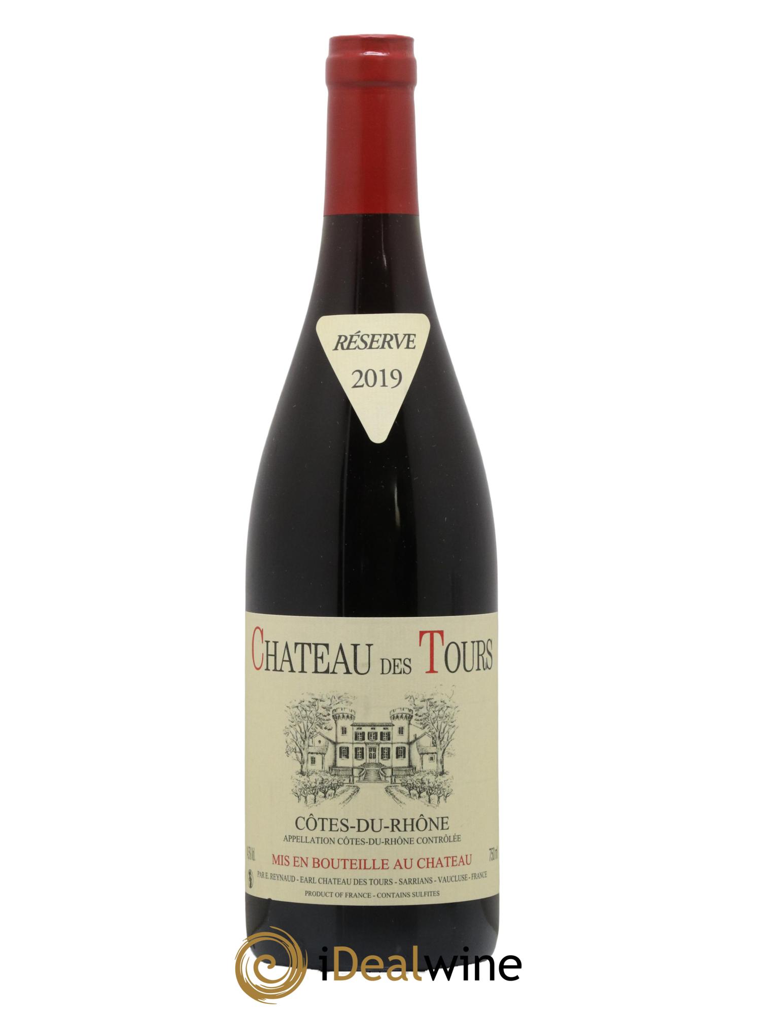 Côtes-du-Rhône Château des Tours Emmanuel Reynaud 2019 - Lot de 1 bouteille - 0