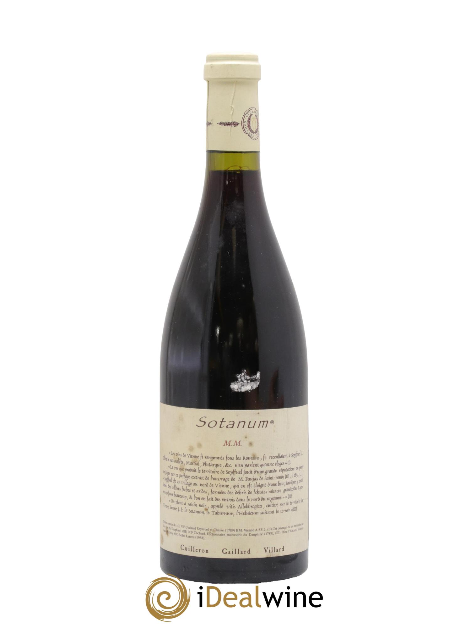 IGP Collines Rhodaniennes Sotanum Les Vins de Vienne 2000 - Lot of 1 bottle - 0