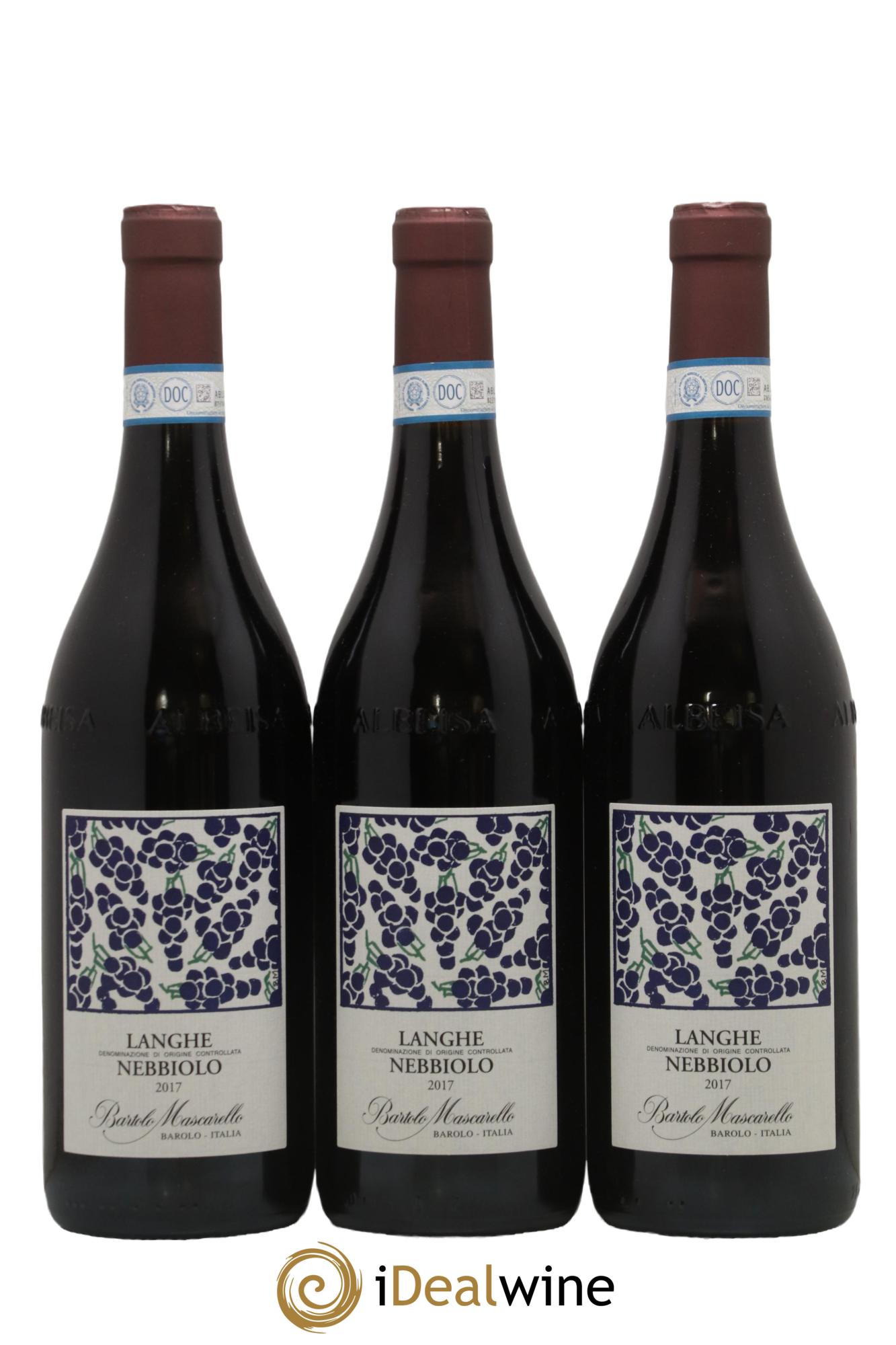 Langhe DOC Nebbiolo Bartolo Mascarello 2017 - Lot de 3 bouteilles - 0