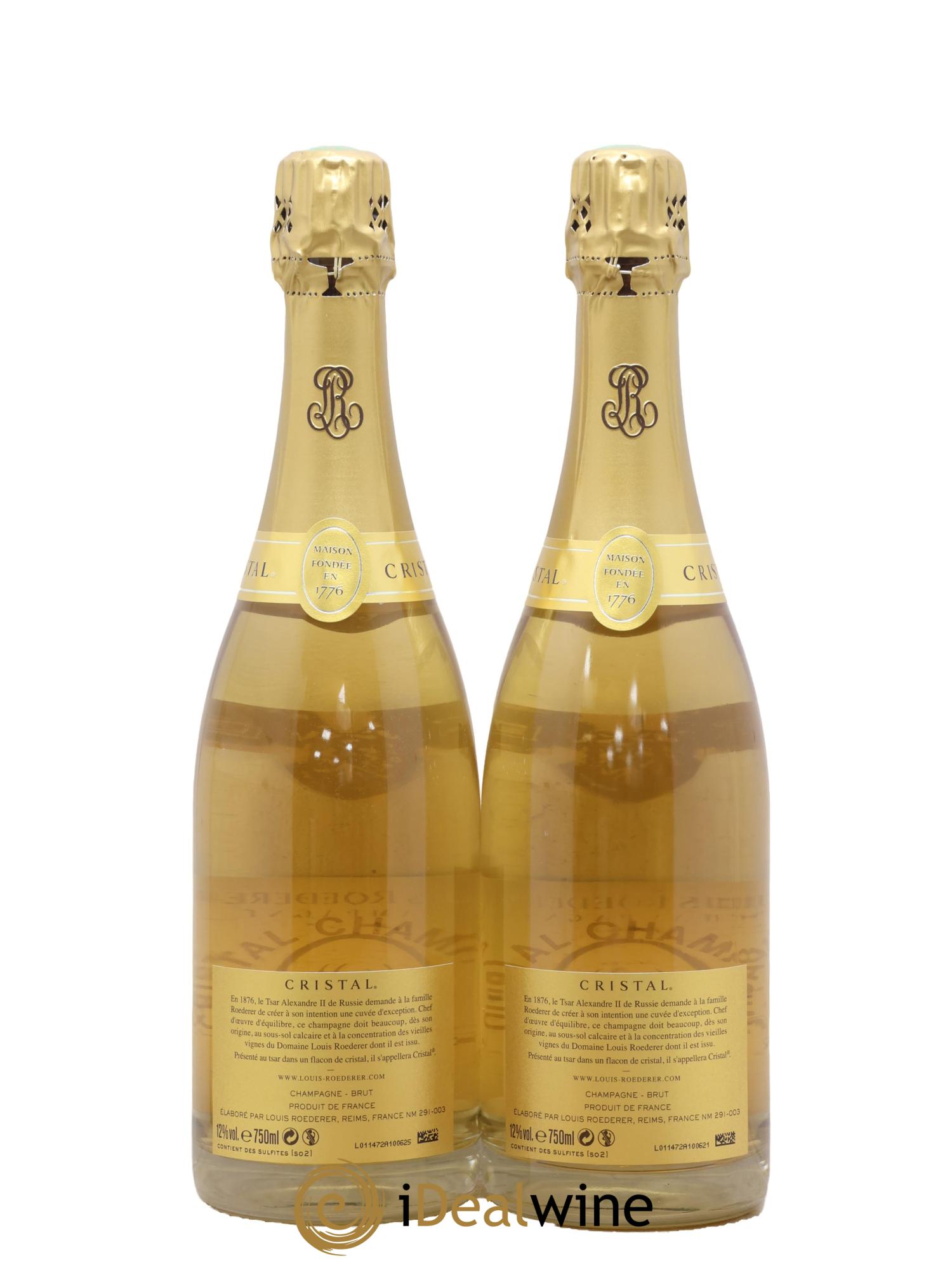 Cristal Louis Roederer 2009 - Lot of 2 bottles - 1