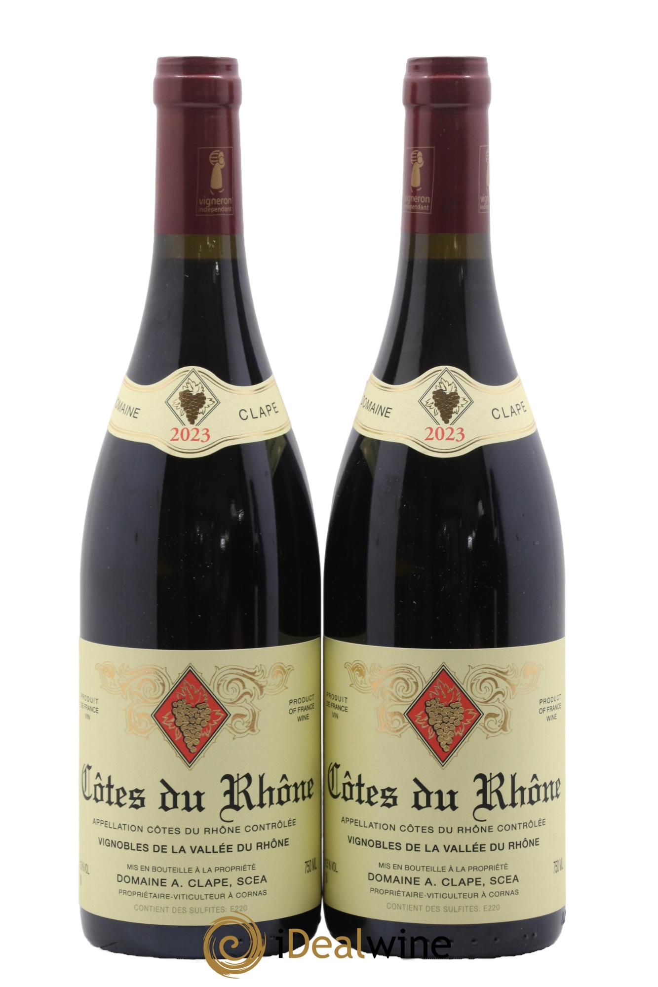 Côtes-du-Rhône Auguste Clape 2023 - Posten von 2 Flaschen - 0