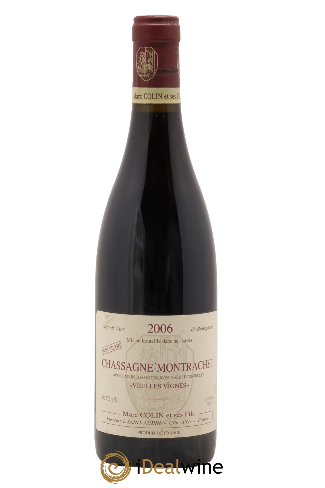 Chassagne-Montrachet Vieilles Vignes Marc Colin & Fils 2006 - Lot de 1 bouteille - 0