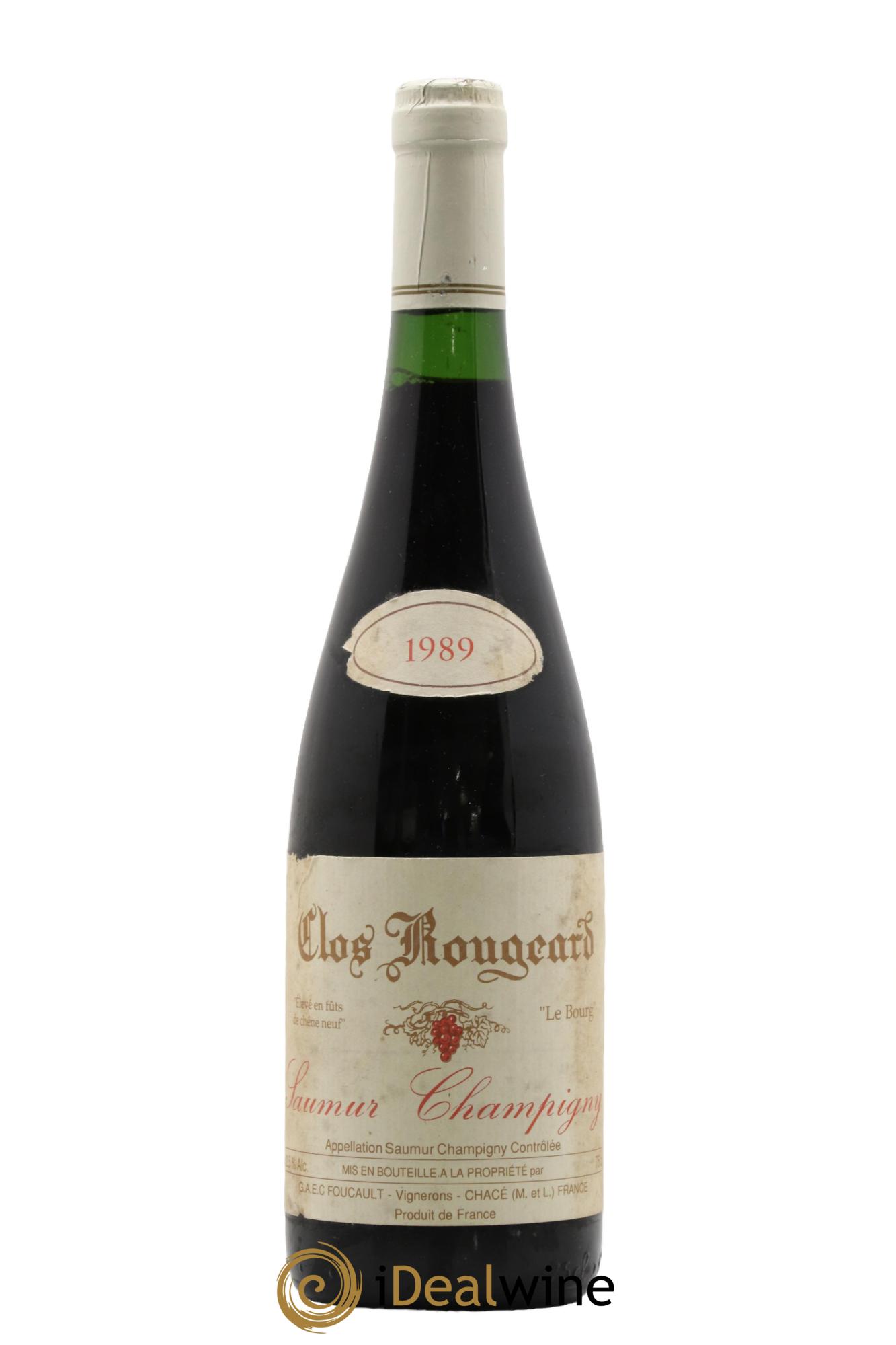 Saumur-Champigny Le Bourg Clos Rougeard 1989 - Lot de 1 bouteille - 0