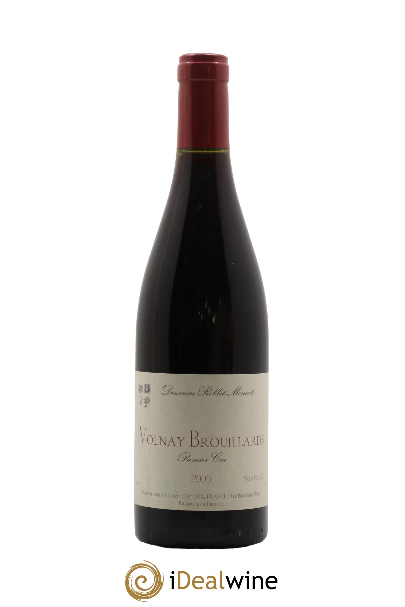 Volnay 1er Cru Brouillards Roblet-Monnot (Domaine) 2005 - Lot de 1 bouteille - 0