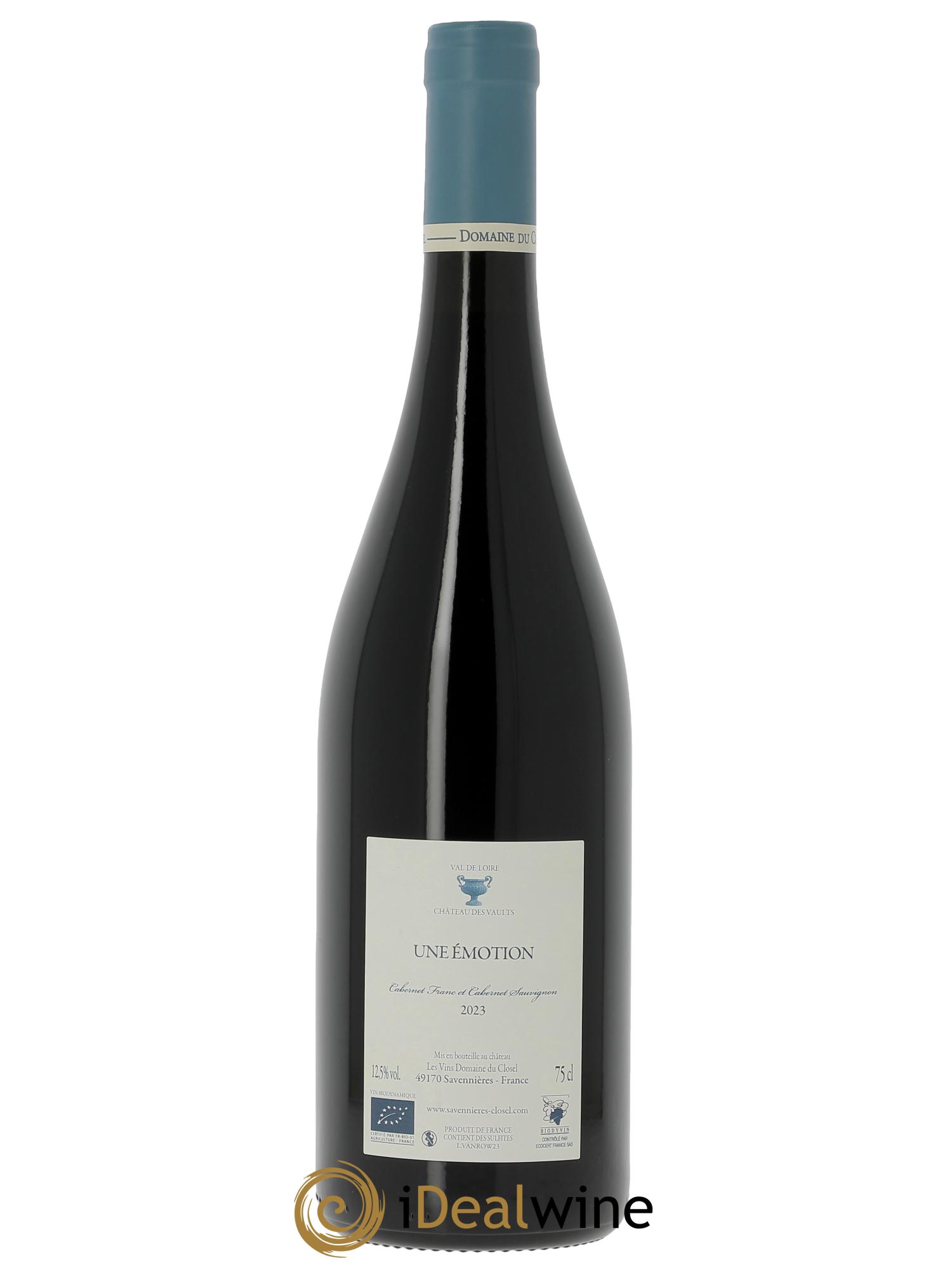 Vin de France Une émotion Domaine du Closel 2023 - Lot of 1 bottle - 1