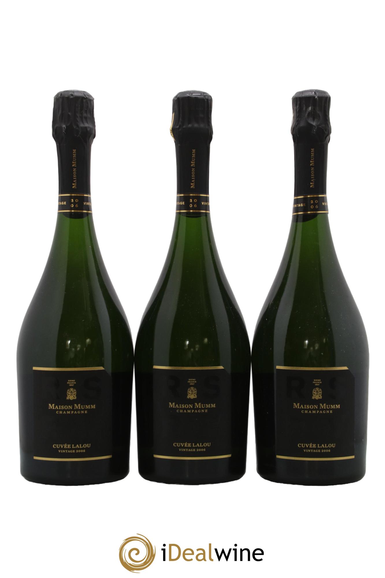 RSRV cuvée Lalou Mumm 2006 - Posten von 3 Flaschen - 0