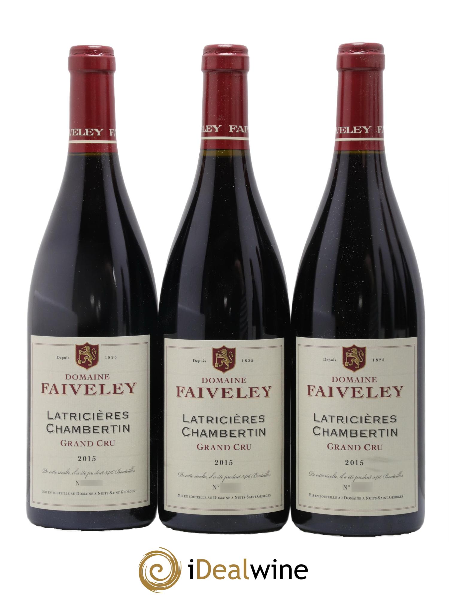 Latricières-Chambertin Grand Cru Faiveley 2015 - Lot de 6 bouteilles - 1