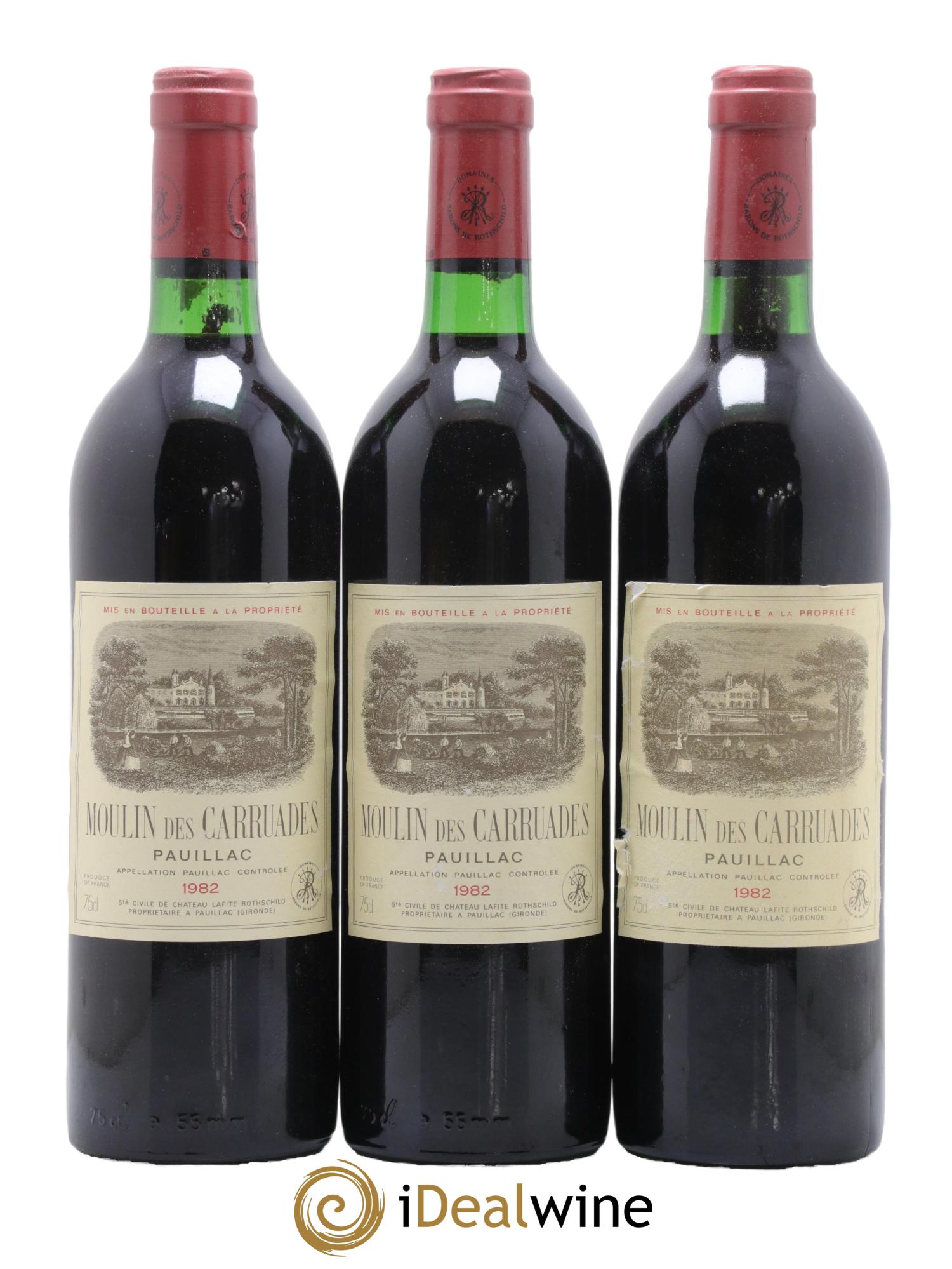 Moulin des Carruades Second Vin 1982 - Lotto di 12 bottiglie - 3