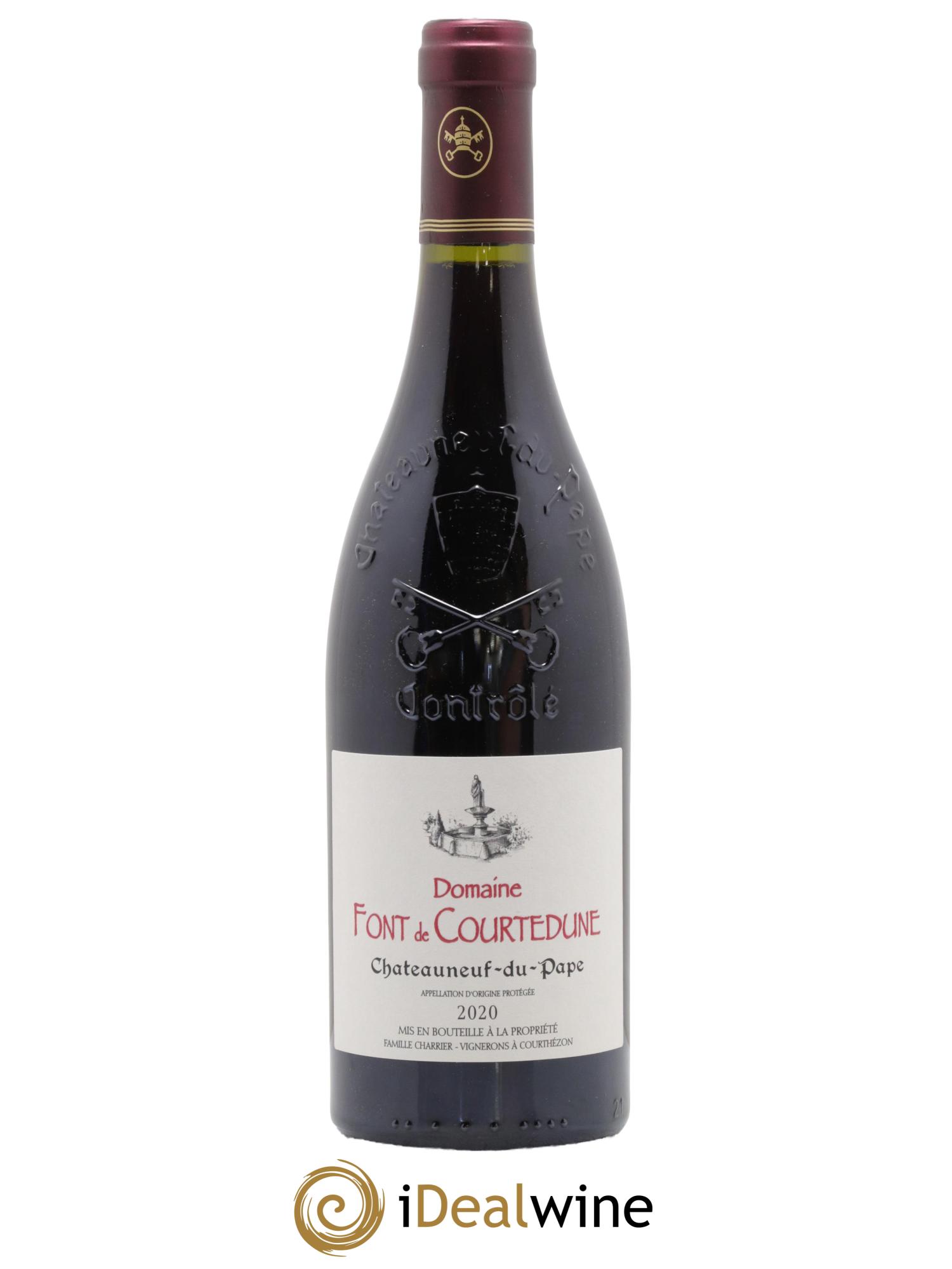 Châteauneuf-du-Pape Font de Courtedune 2020 - Lot de 1 bouteille - 0