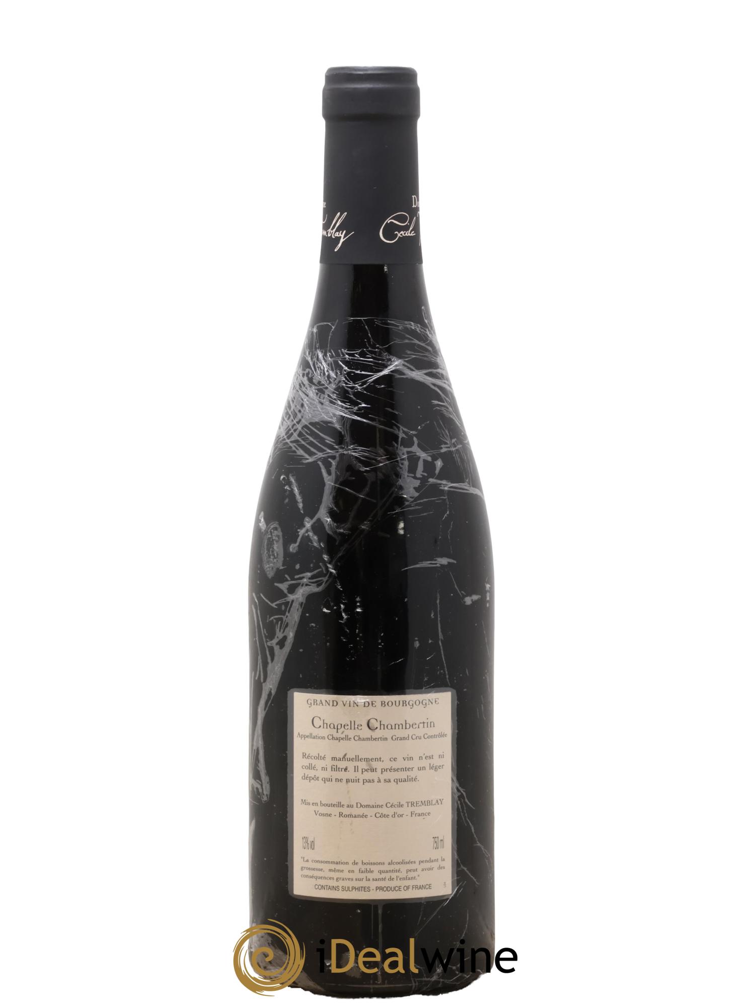 Chapelle-Chambertin Grand Cru Cécile Tremblay 2010 - Lot of 1 bottle - 1