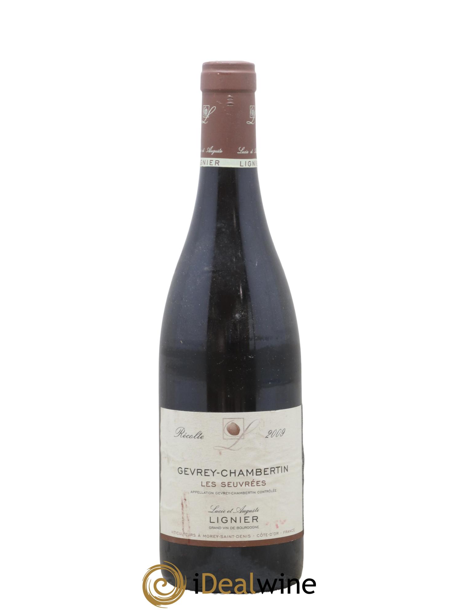 Gevrey-Chambertin Les Seuvrees Domaine Lucie et Auguste Lignier 2009 - Lot de 1 bouteille - 0