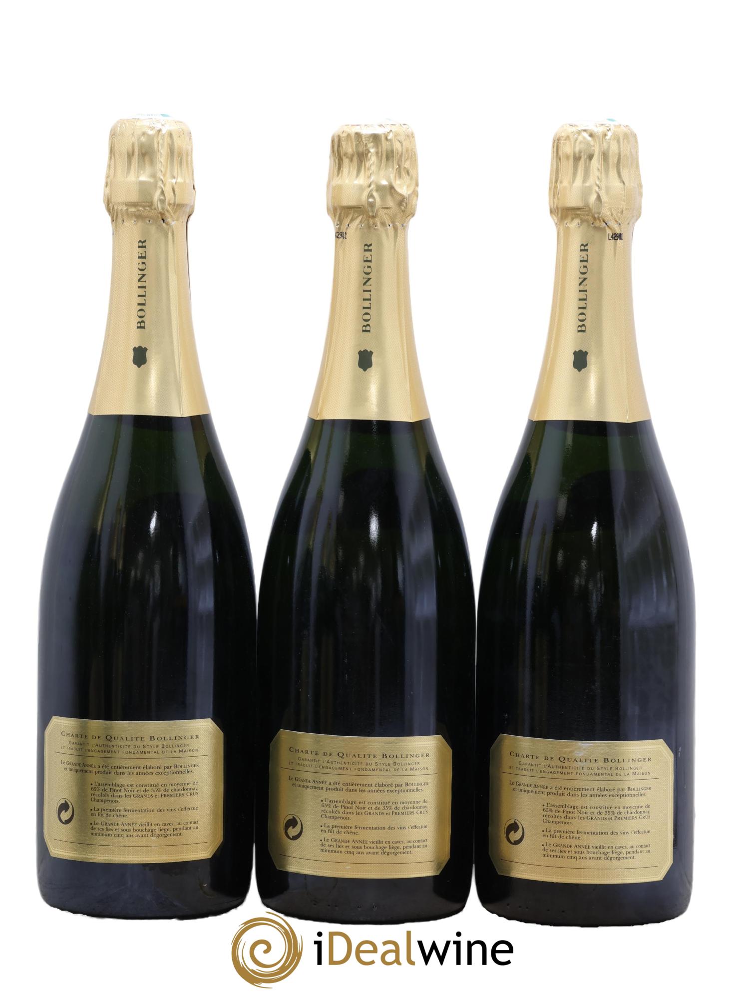 Grande Année Brut Bollinger 1988 - Lot de 6 bouteilles - 2