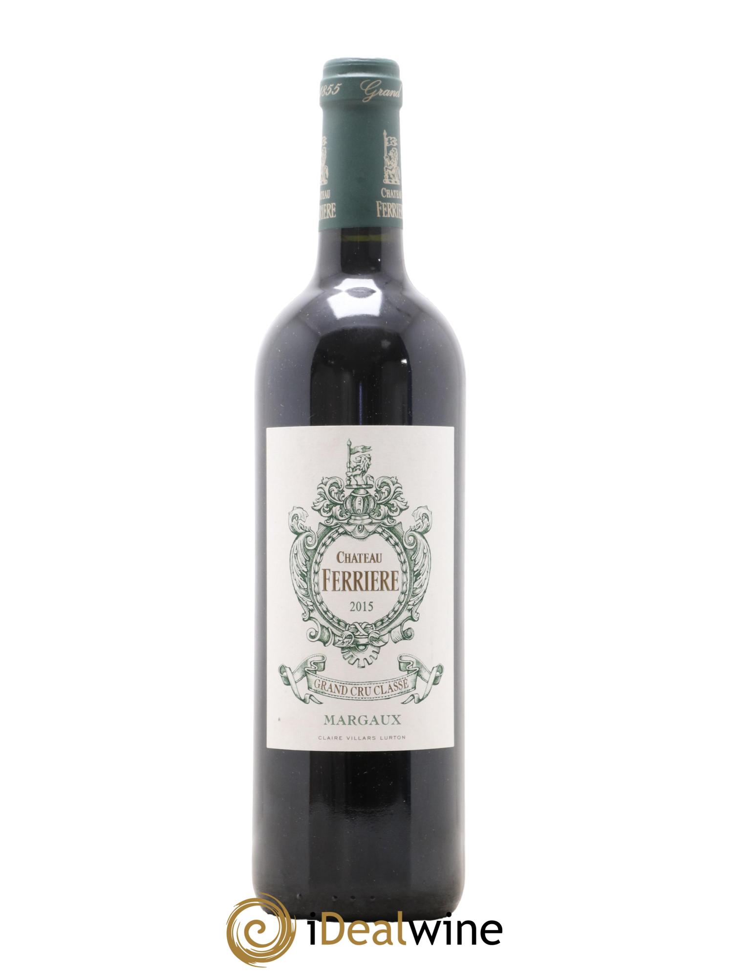 Château Ferrière 3ème Grand Cru Classé 2015 - Lot de 1 bouteille - 0