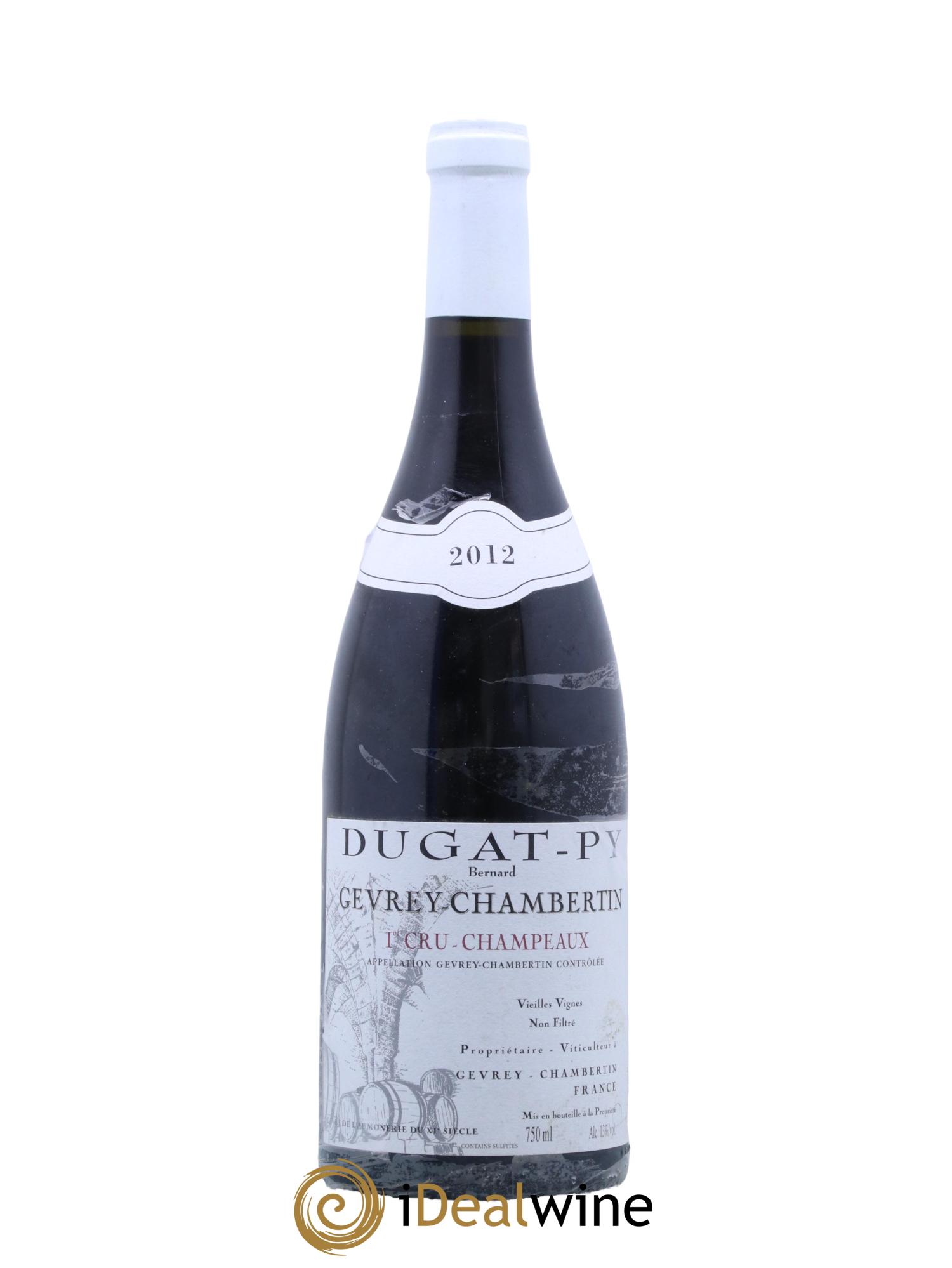 Gevrey-Chambertin 1er Cru Champeaux Vieilles Vignes Dugat-Py 2012 - Lot de 1 bouteille - 0