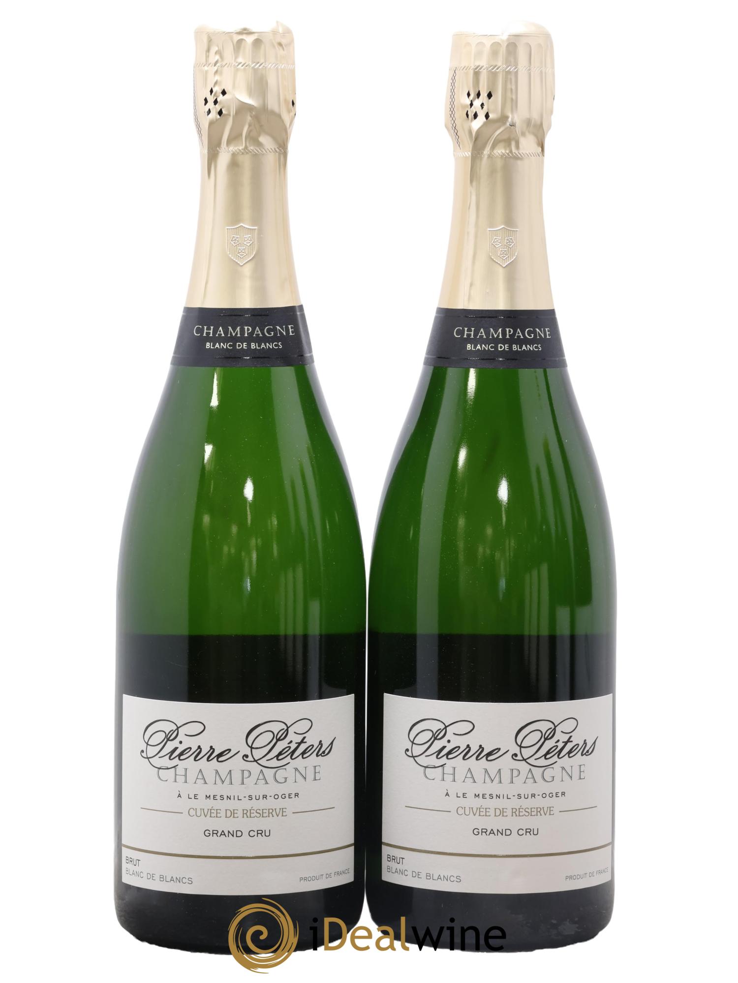 Blanc de Blancs Cuvée de Réserve Grand Cru Brut Pierre Péters - Posten von 2 Flaschen - 0