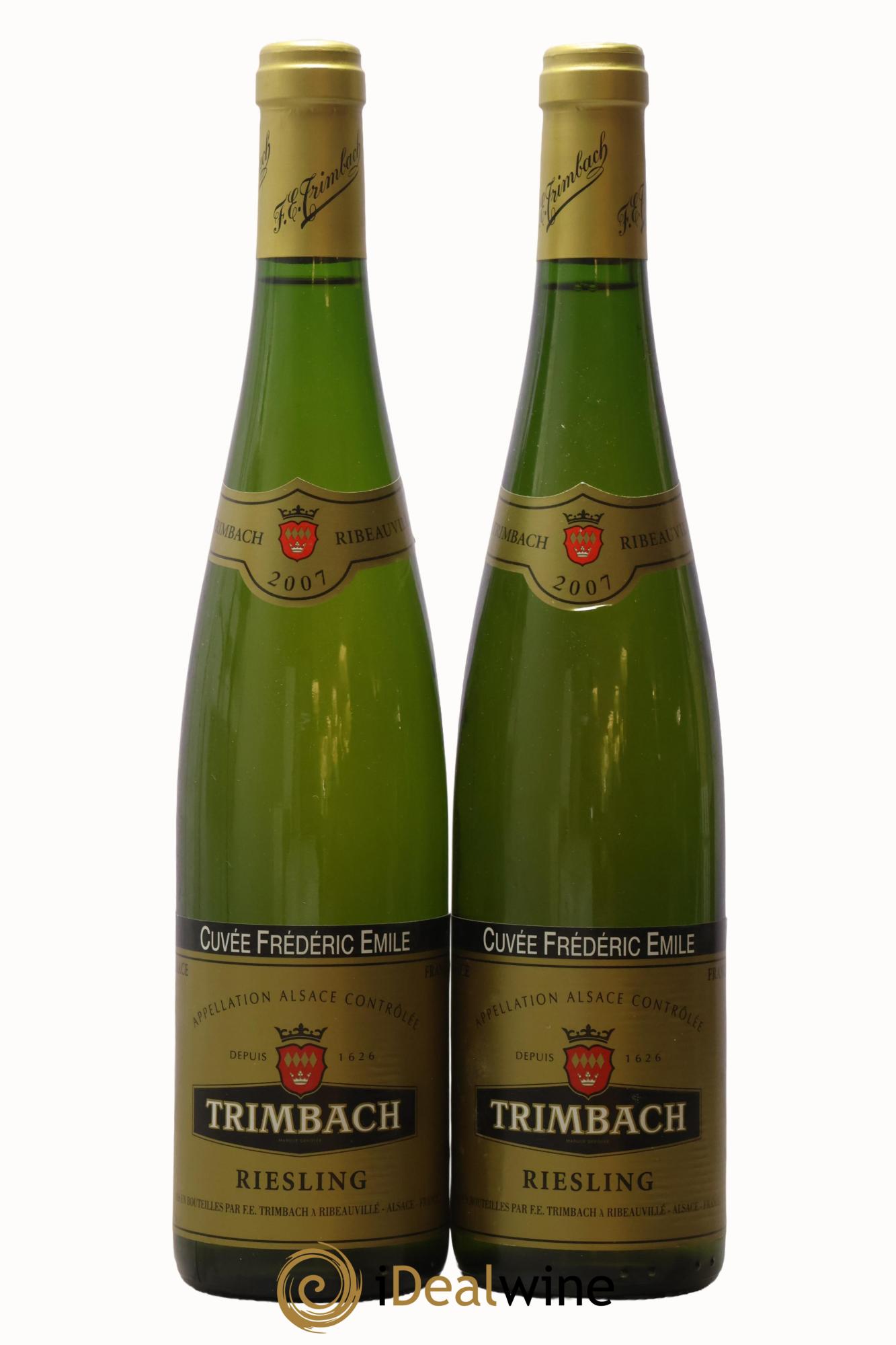 Alsace Riesling Cuvée Frédéric Emile Trimbach (Domaine) 2007 - Lot de 2 bouteilles - 0