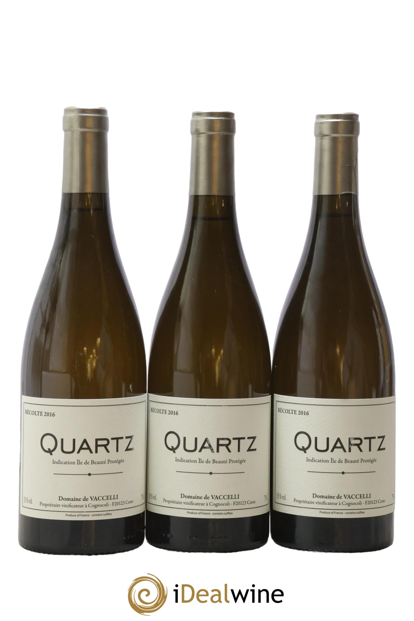 IGP Ile de Beauté Quartz Vaccelli 2016 - Lotto di 3 bottiglie - 0