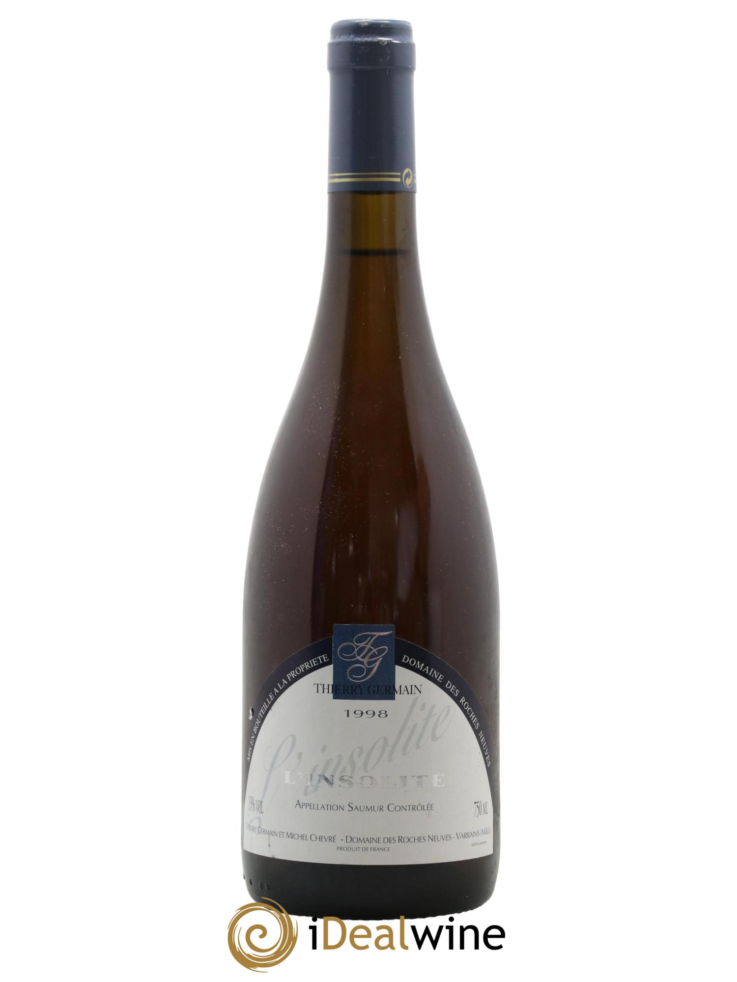 Saumur Insolite Domaine des Roches Neuves - Thierry Germain 1998 - Lot de 1 bouteille - 0