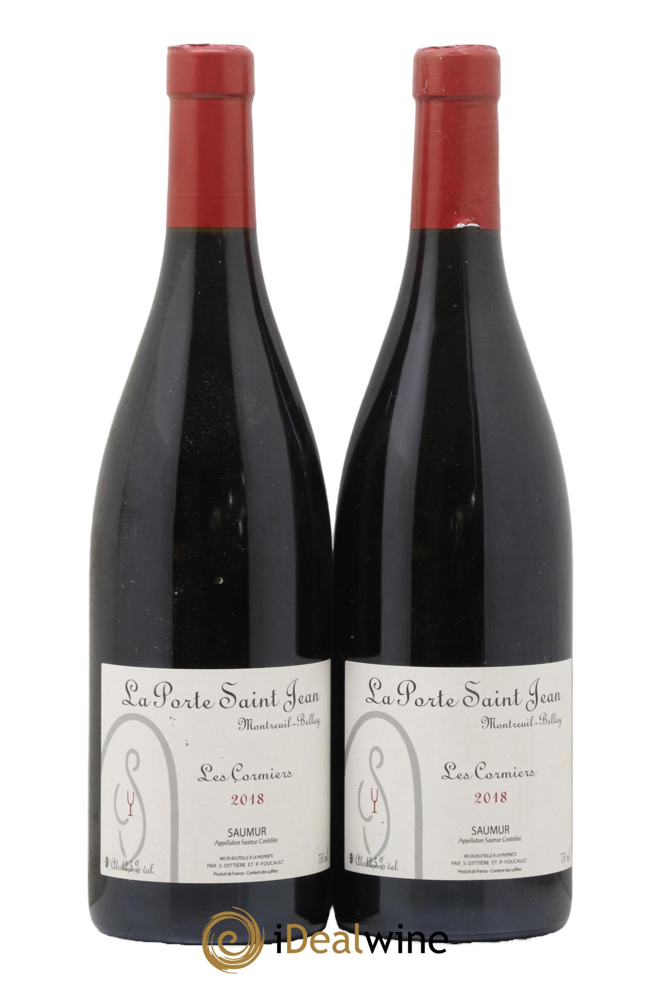 Saumur Les Cormiers La Porte Saint Jean 2018 - Posten von 2 Flaschen - 0