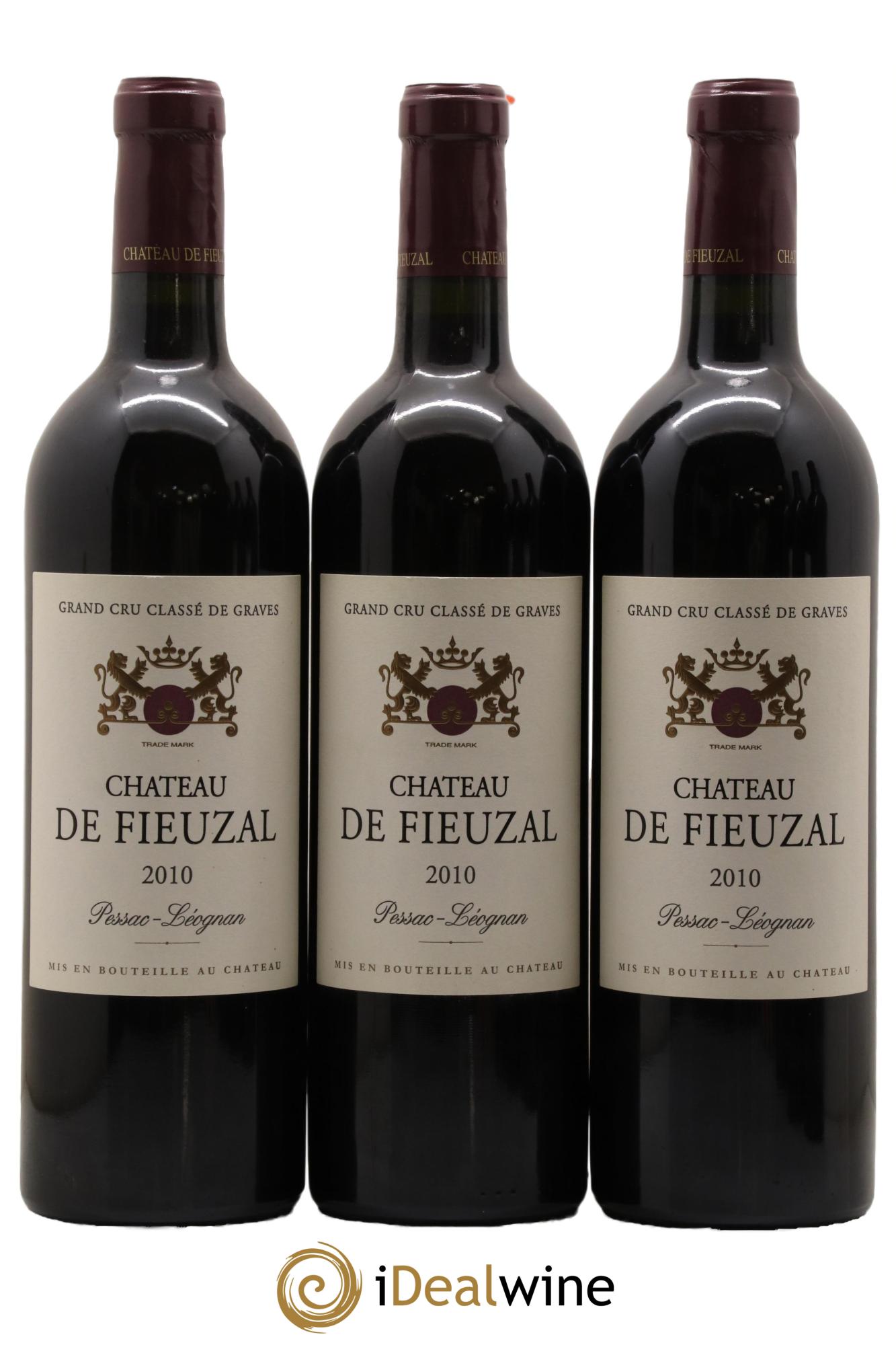 Château de Fieuzal Cru Classé de Graves  2010 - Posten von 6 Flaschen - 1