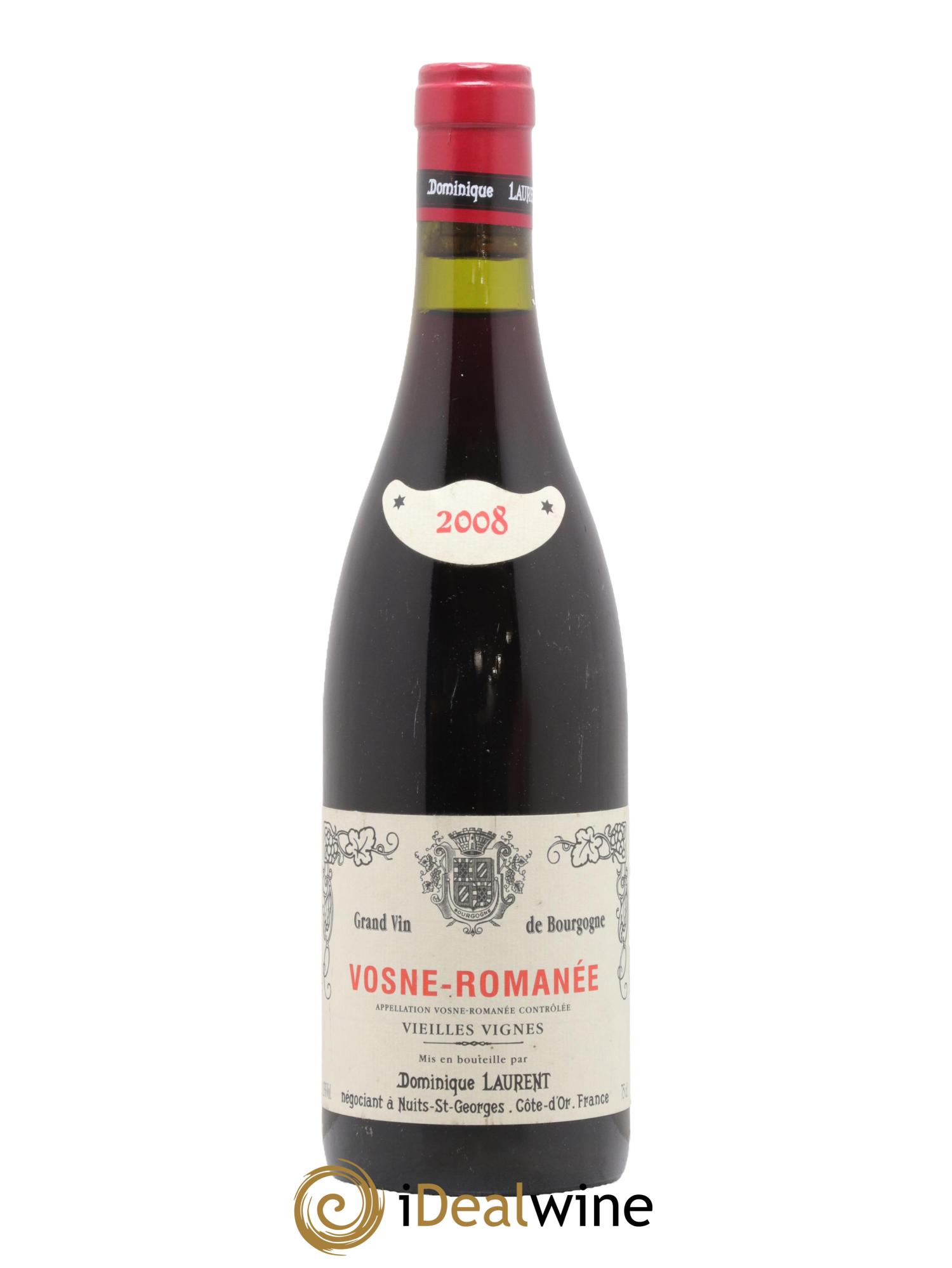 Vosne-Romanée Vieilles Vignes Dominique Laurent 2008 - Lot de 1 bouteille - 0