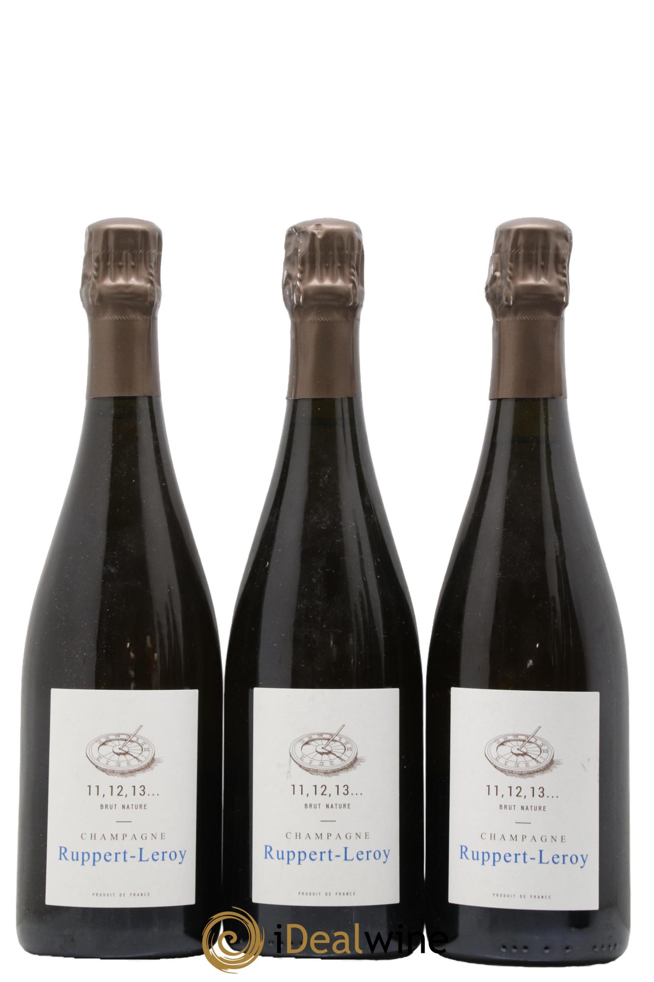 11,12,13... Brut Nature Ruppert-Leroy - Lot de 3 bouteilles - 0
