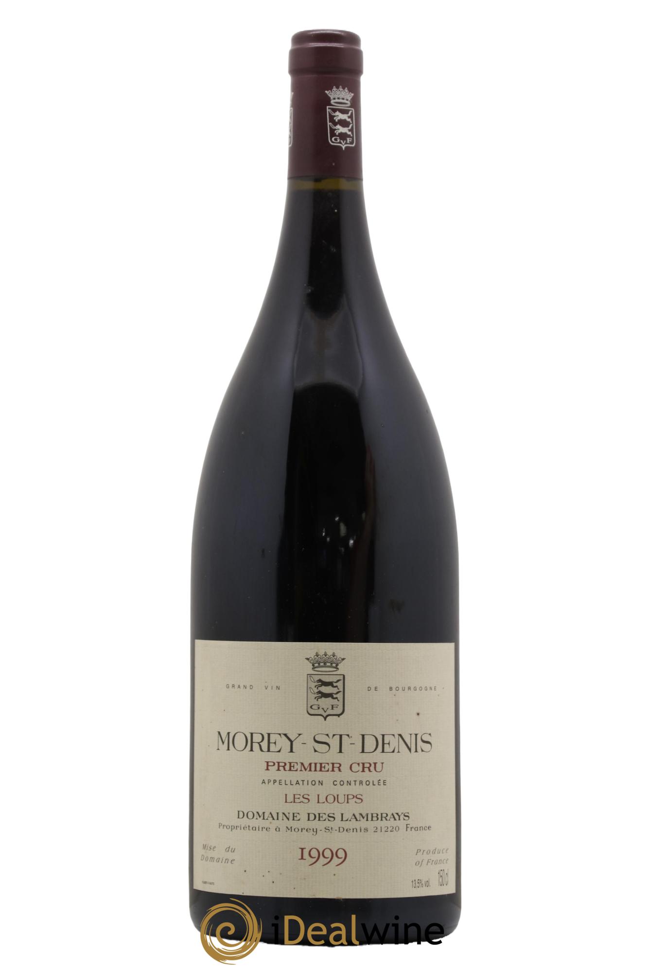 Morey-Saint-Denis 1er Cru Les Loups Domaine des Lambrays 1999 - Lot de 1 magnum - 0