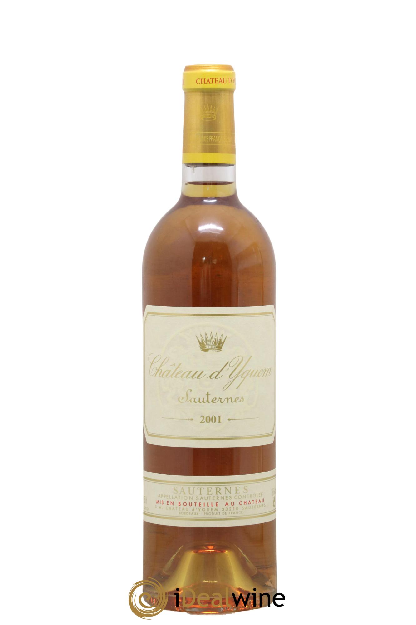Château d' Yquem 1er Cru Classé Supérieur 2001 - Lot de 1 bouteille - 0