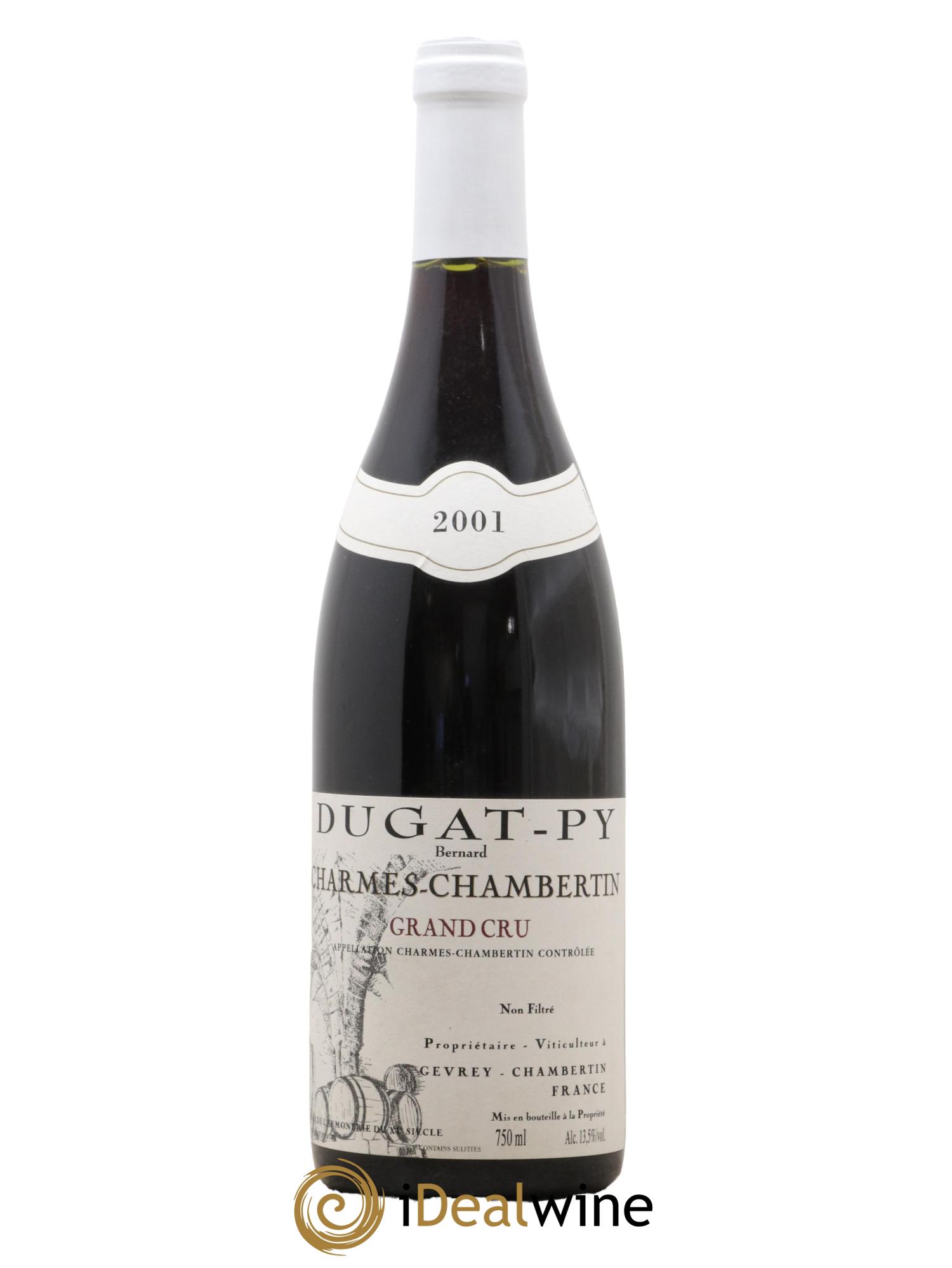 Charmes-Chambertin Grand Cru Dugat-Py 2001 - Lotto di 1 bottiglia - 0