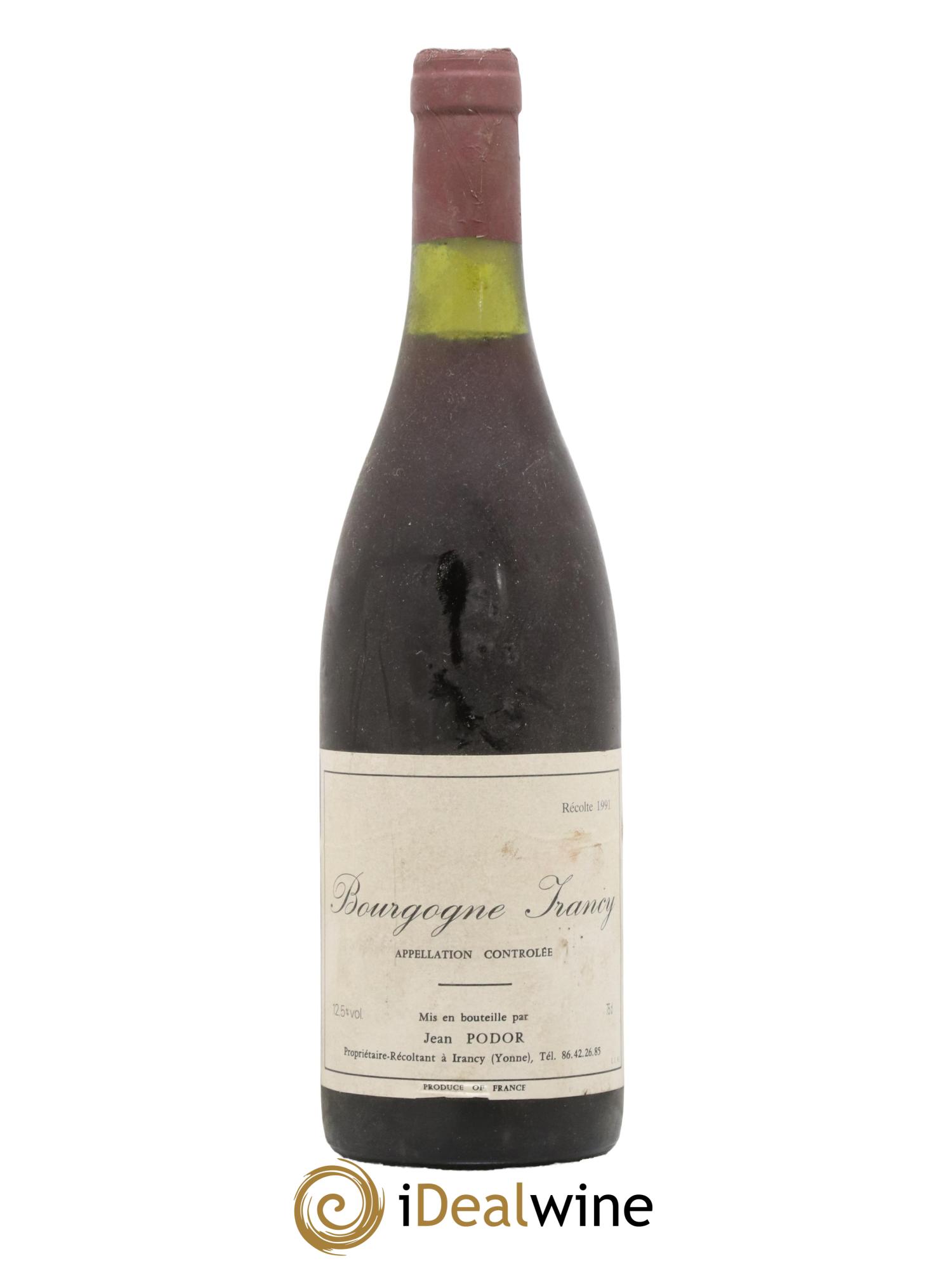 Irancy Jean Podor 1991 - Lot de 1 bouteille - 0
