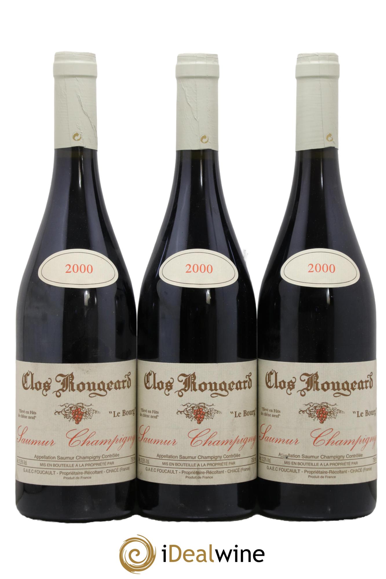 Saumur-Champigny Le Bourg Clos Rougeard 2000 - Lot de 3 bouteilles - 0