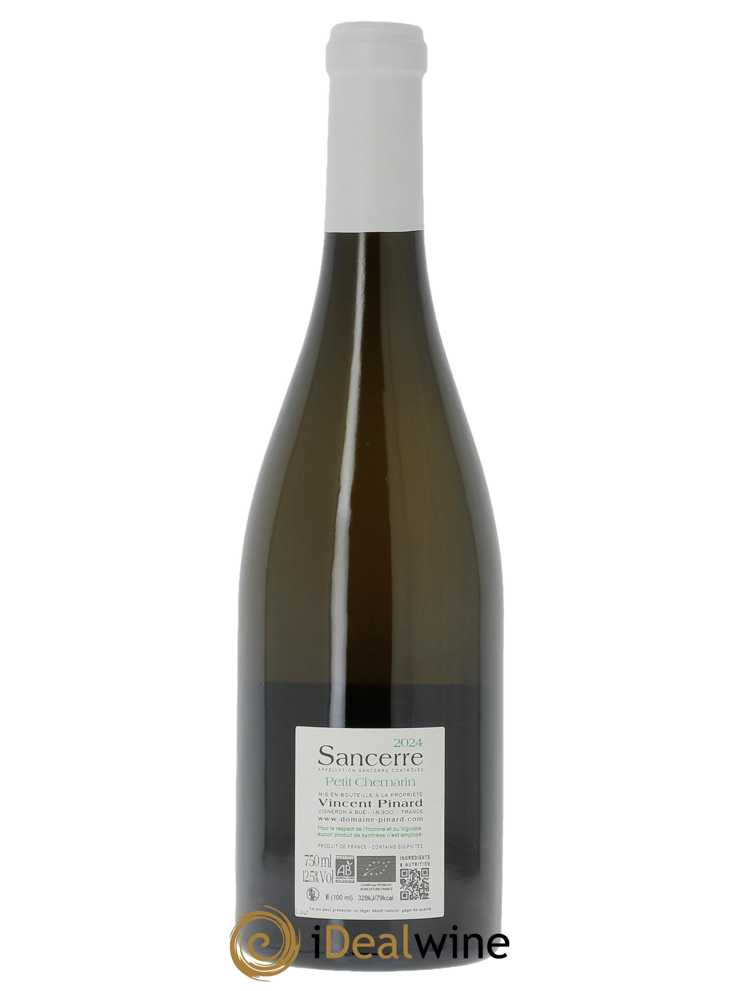 Sancerre Petit Chemarin Vincent Pinard 2024 - Lot of 1 bottle - 1