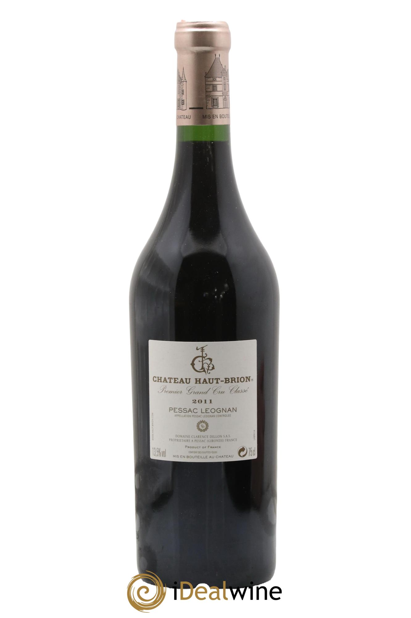 Château Haut Brion 1er Grand Cru Classé 2011 - Lot de 1 bouteille - 2