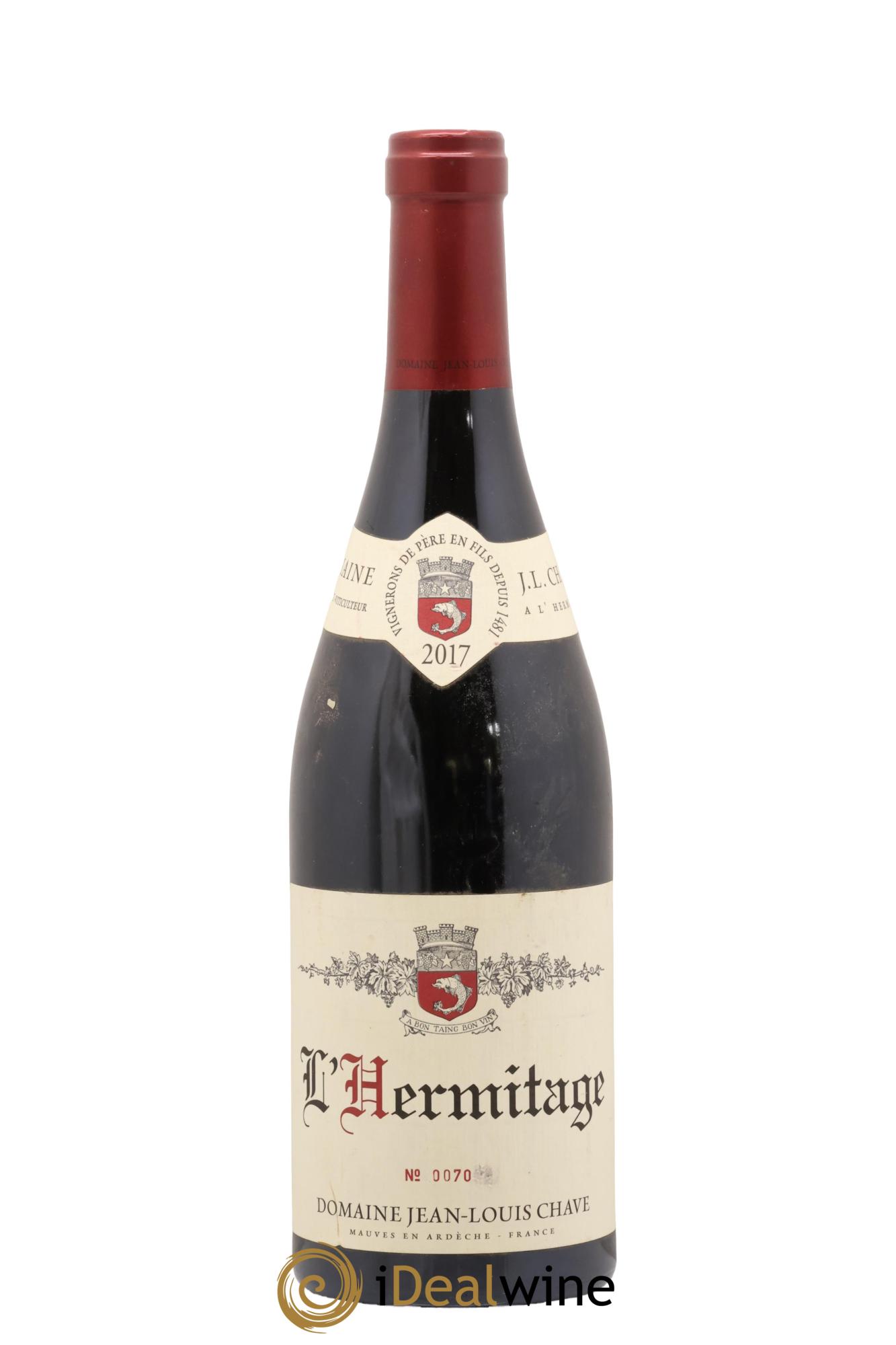 Hermitage Jean-Louis Chave 2017 - Lot de 1 bouteille - 0