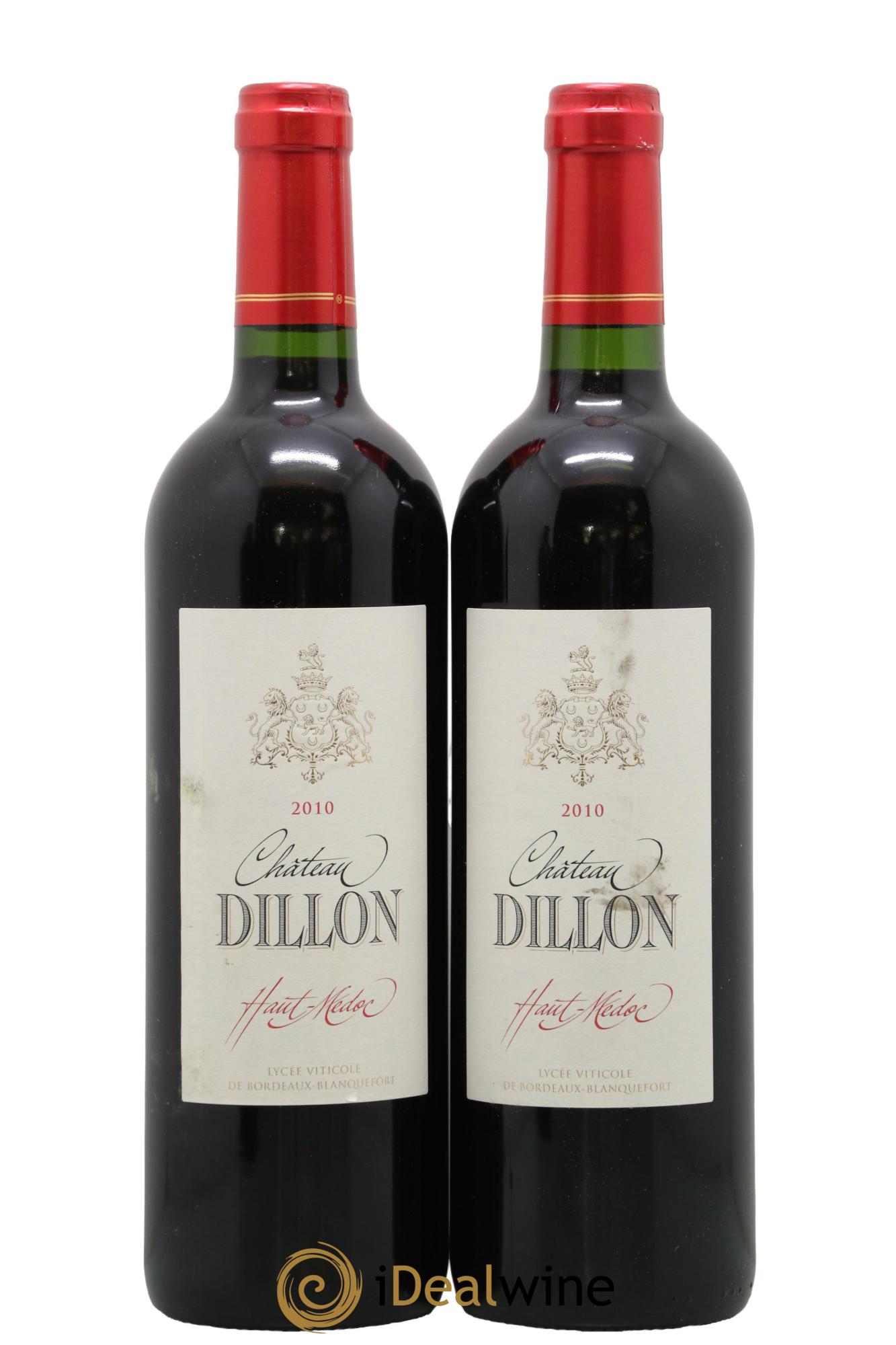 Château Dillon Cru Bourgeois 2010 - Posten von 2 Flaschen - 0