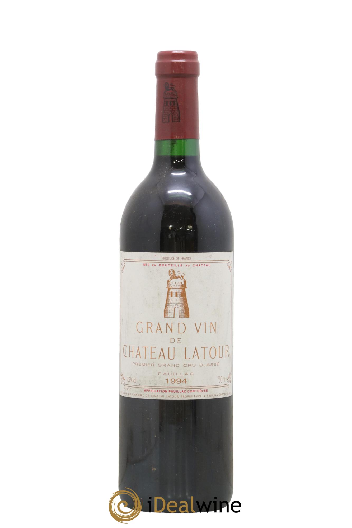 Château Latour 1er Grand Cru Classé 1994 - Lot de 1 bouteille - 0