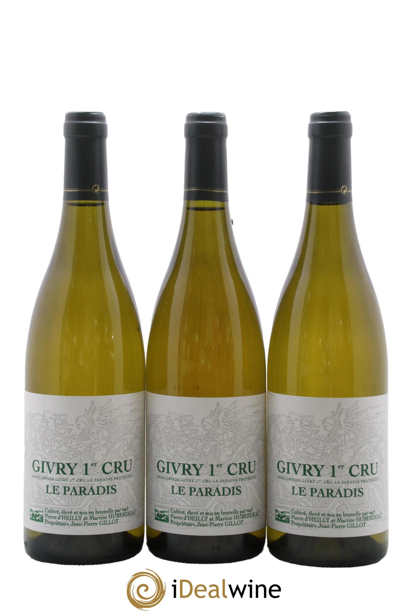 Givry 1er Cru Le Paradis Jean-Pierre Gillot 2015 - Posten von 6 Flaschen - 3