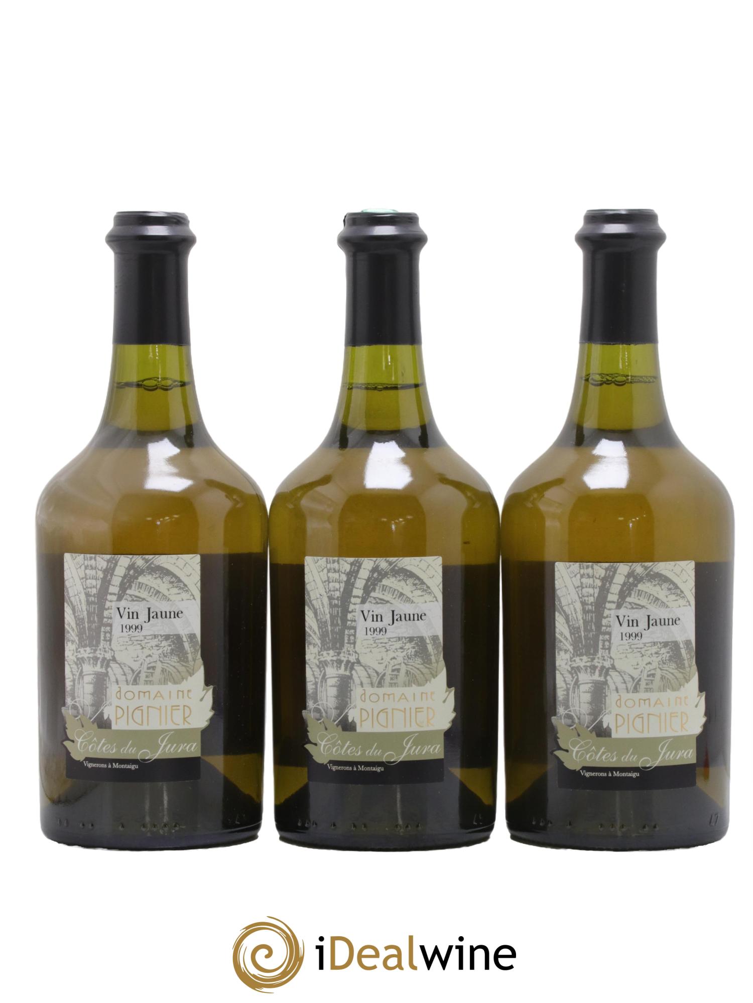 Côtes du Jura Vin Jaune Domaine Pignier 1999 - Lot de 3 clavelins - 0