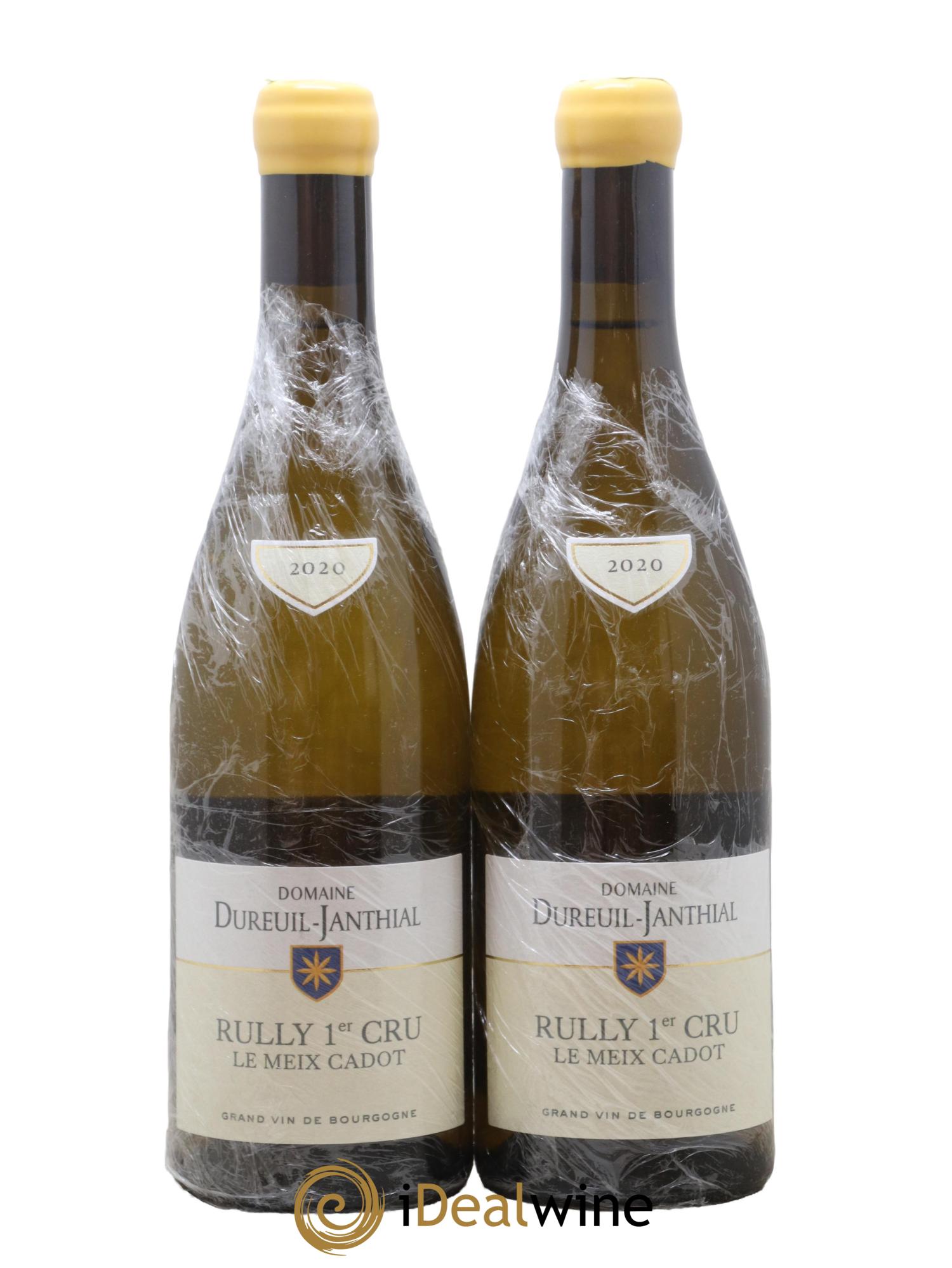 Rully 1er Cru Le Meix Cadot Vincent Dureuil-Janthial 2020 - Lot de 2 bouteilles - 0